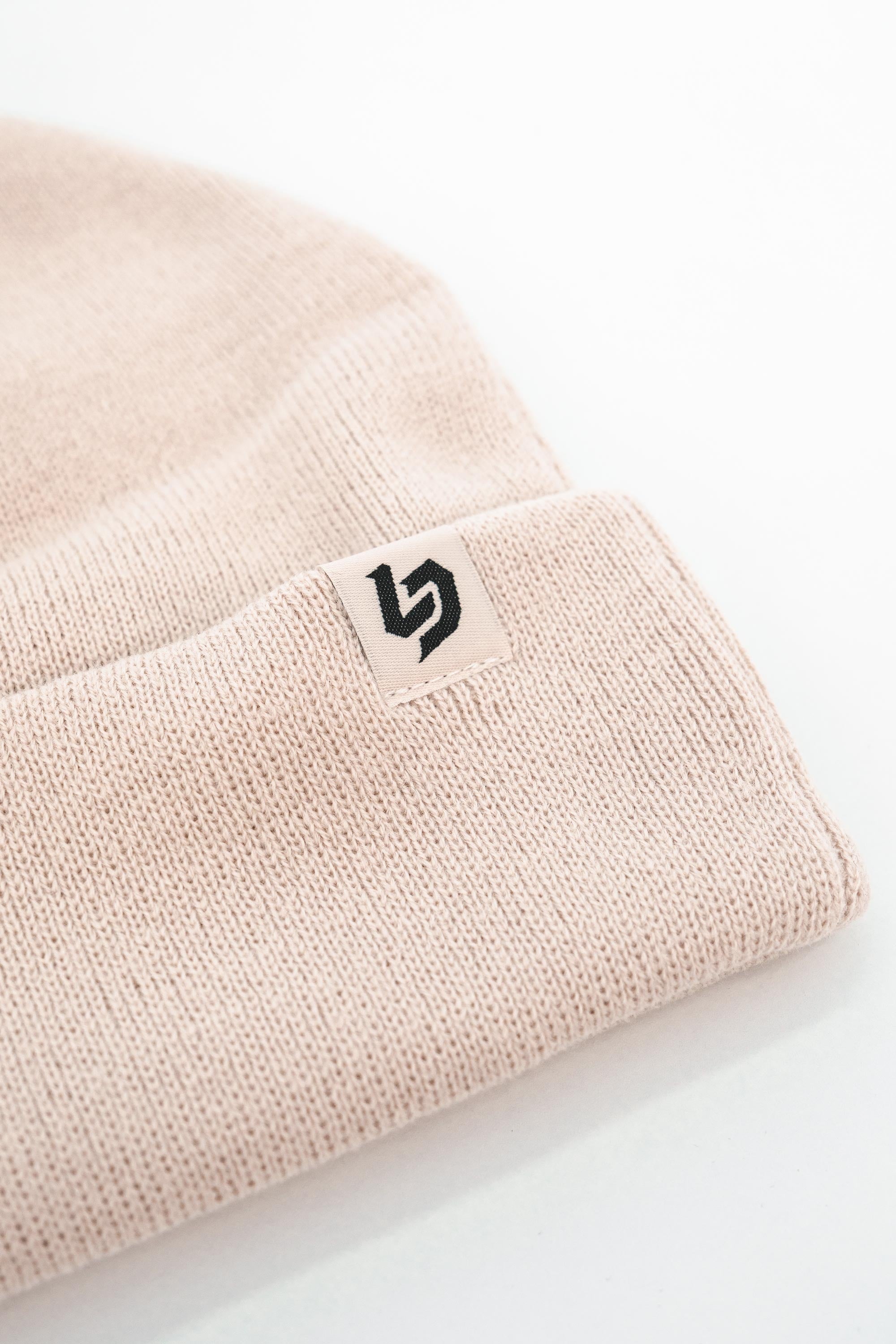 Locked Down Brands Cuff Tag Beanie - Bone