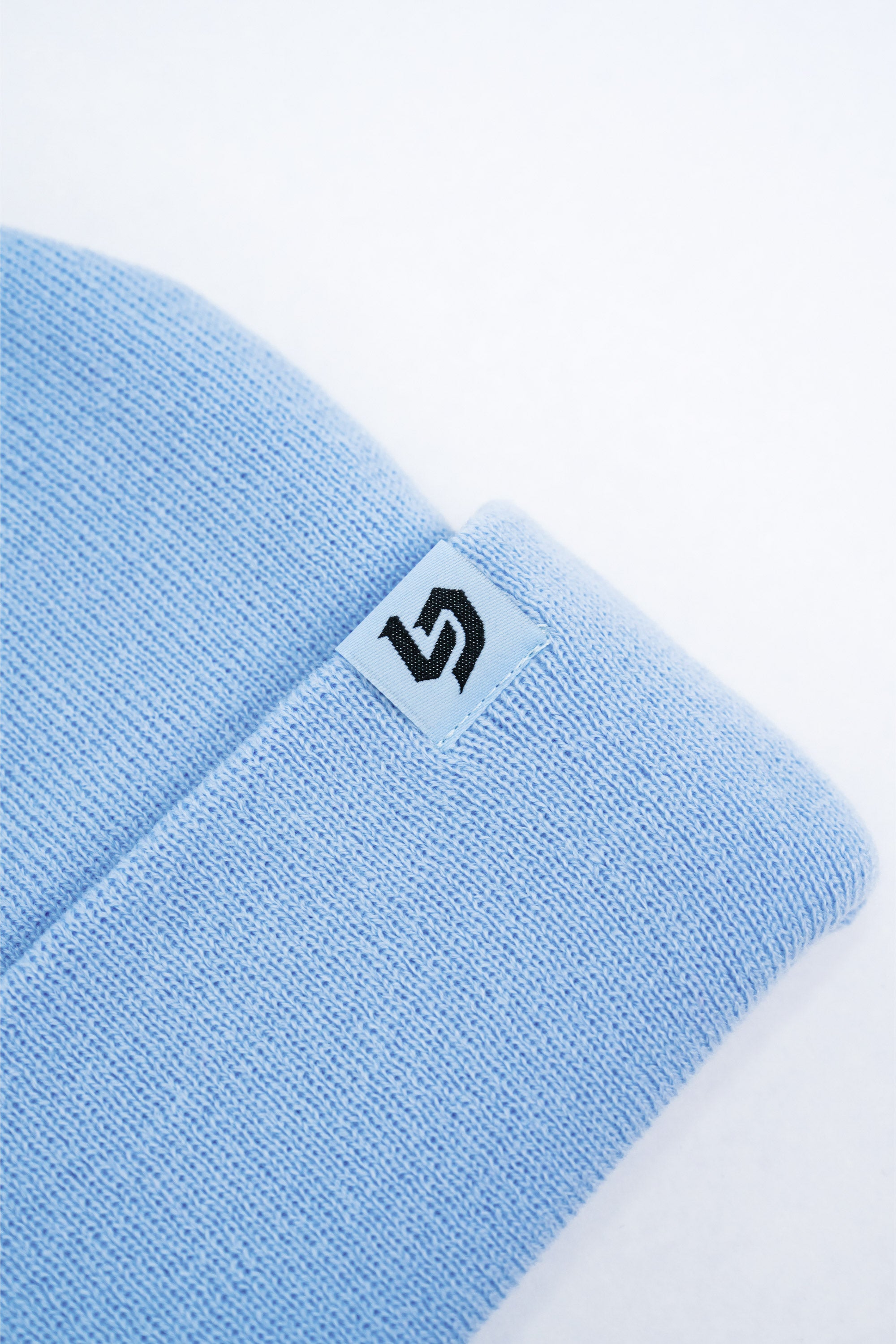 Locked Down Brands Cuff Tag Beanie - Pale Blue