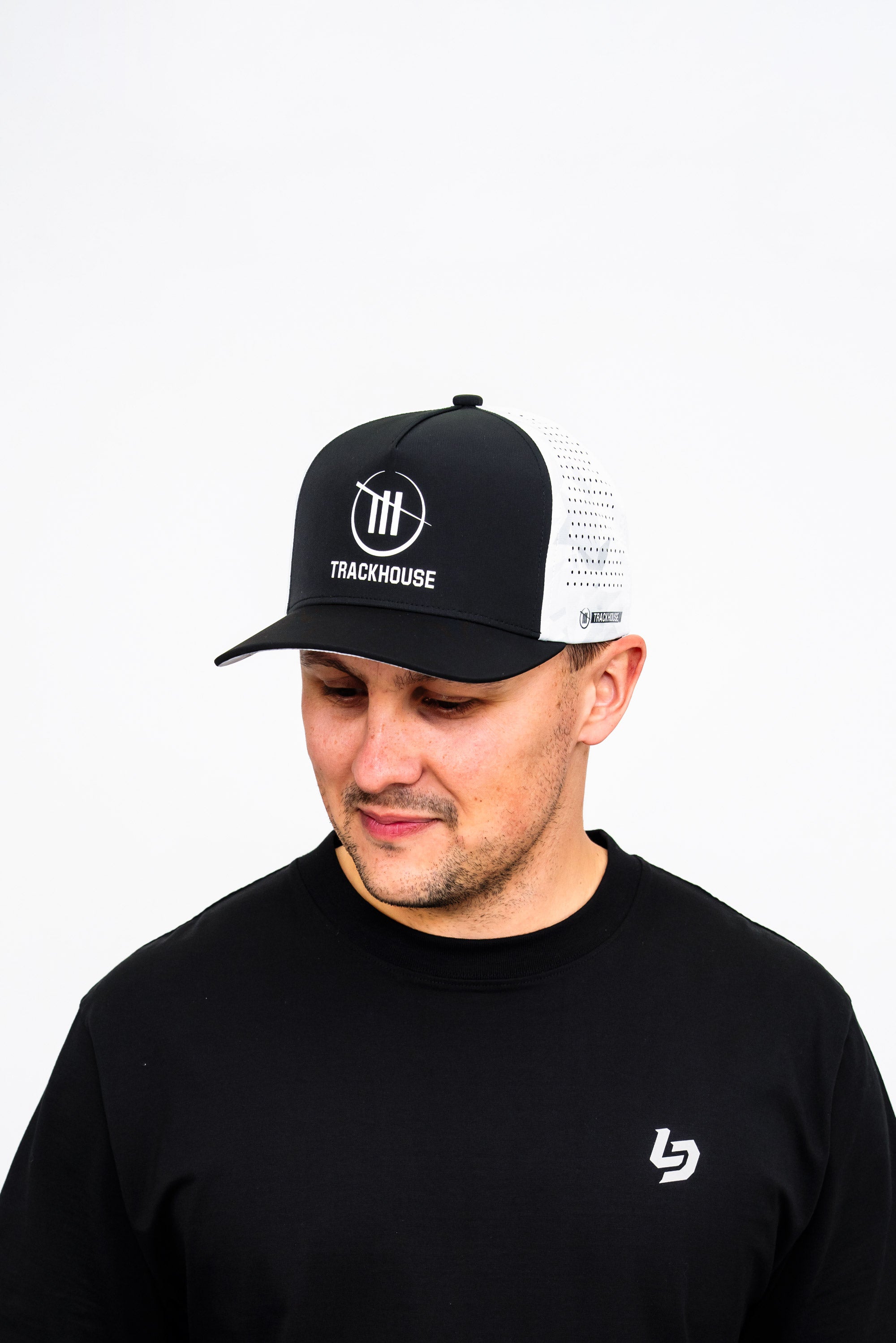 Locked Down Brands Premium Water Resistant ICON Snapback in Collaboration with Trackhouse Racing in NASCAR