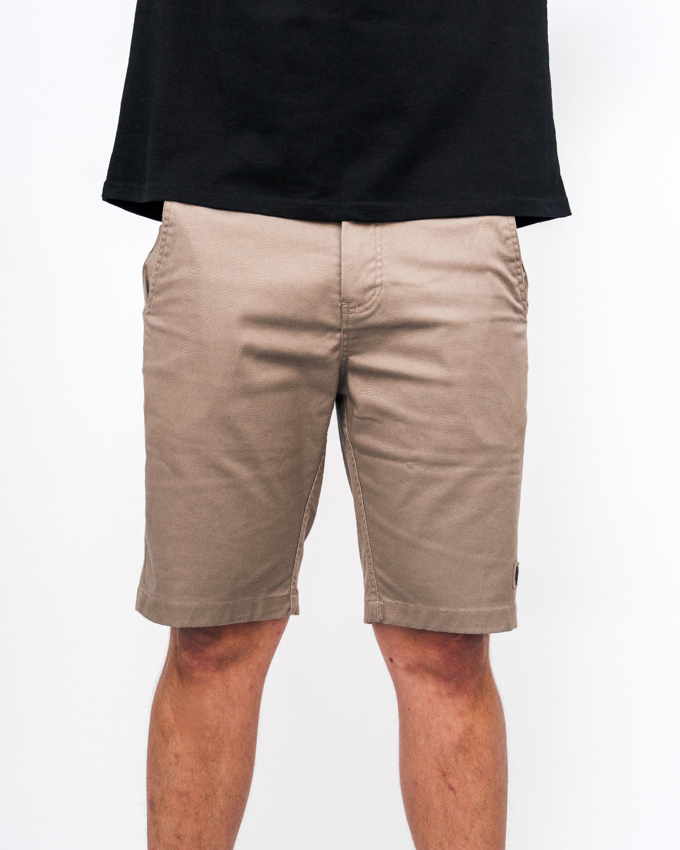 Locked Down Brands Premium Track Short - Khaki