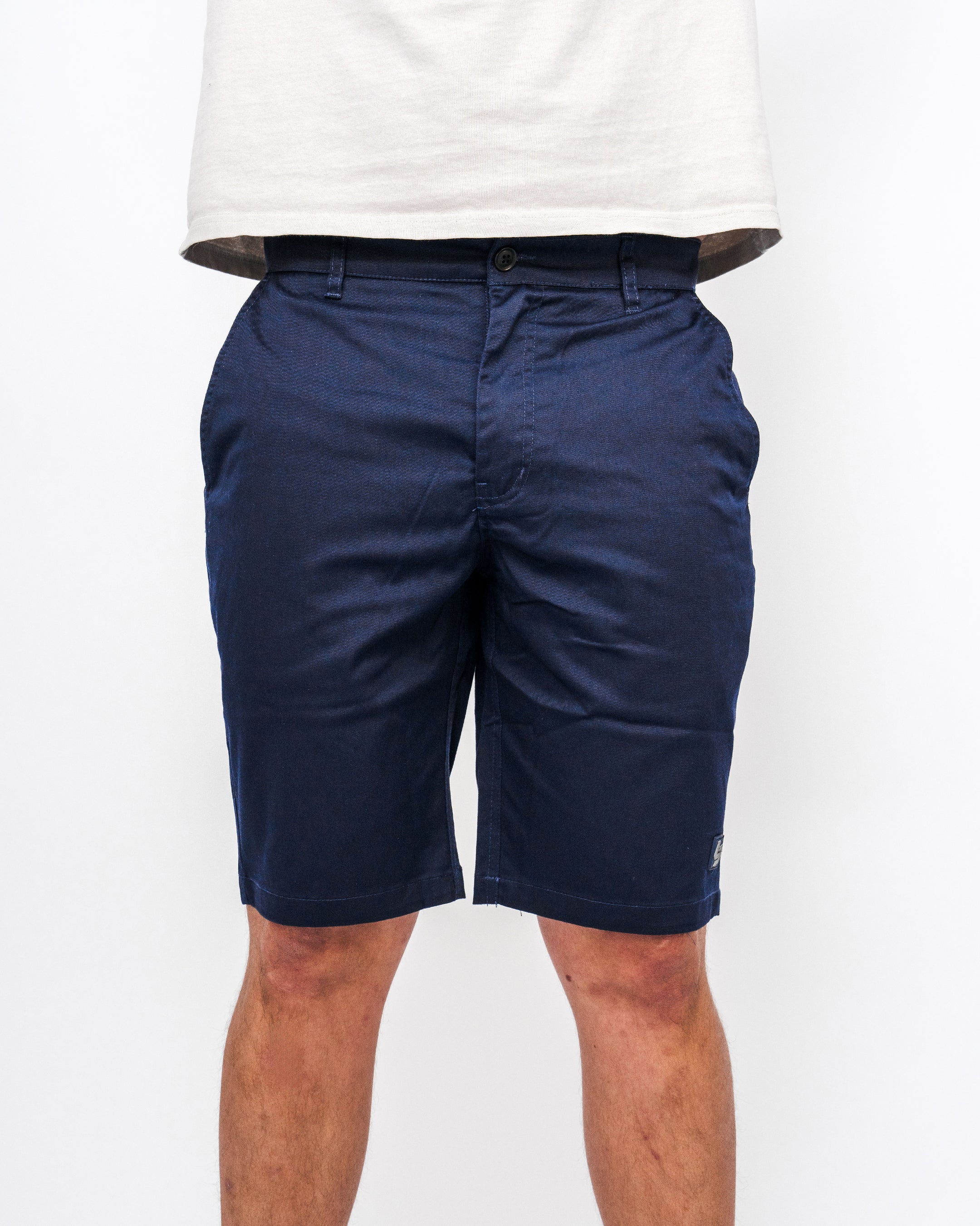 Locked Down Brands Premium Track Short - Navy