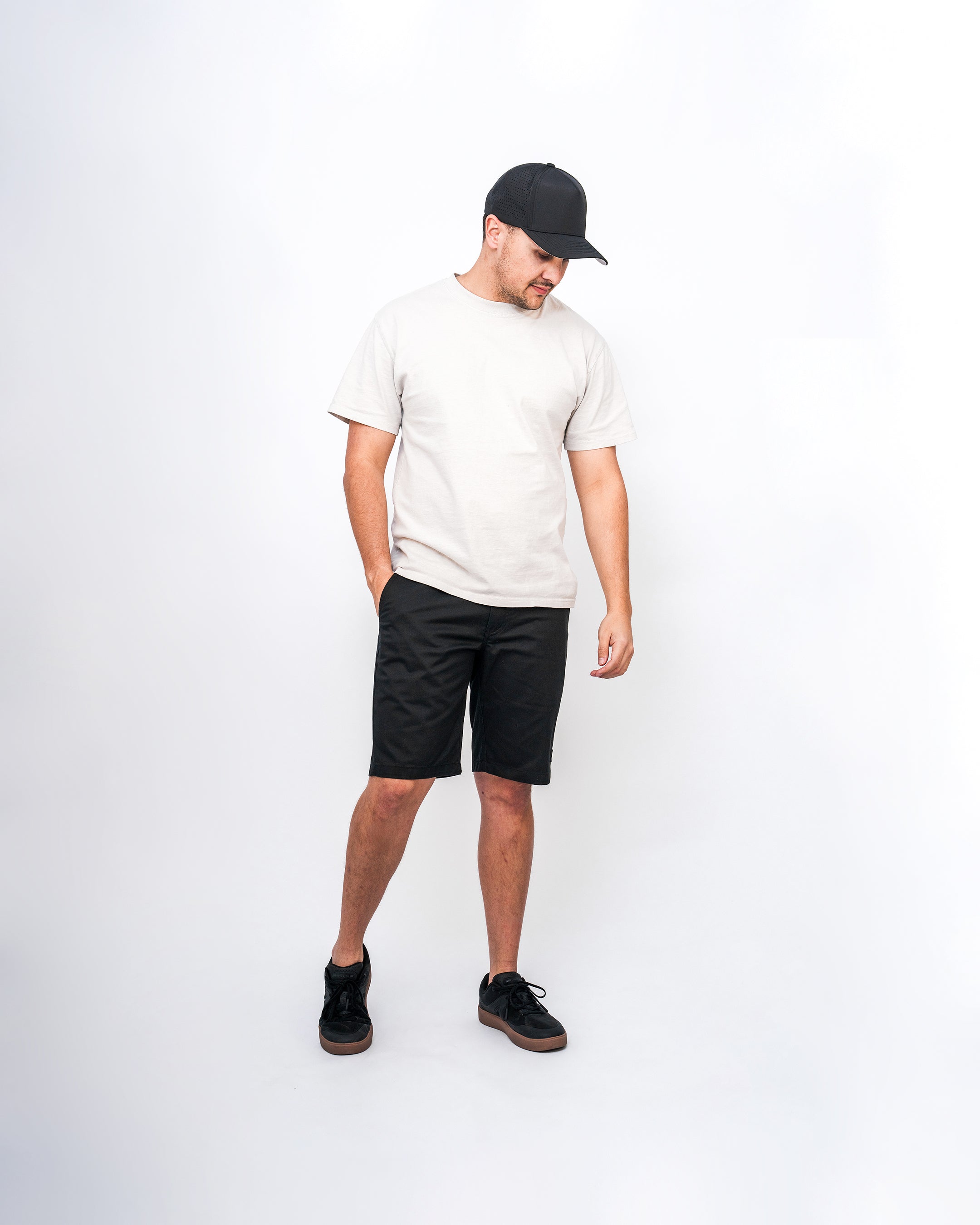Locked Down Brands Premium Track Short - Black