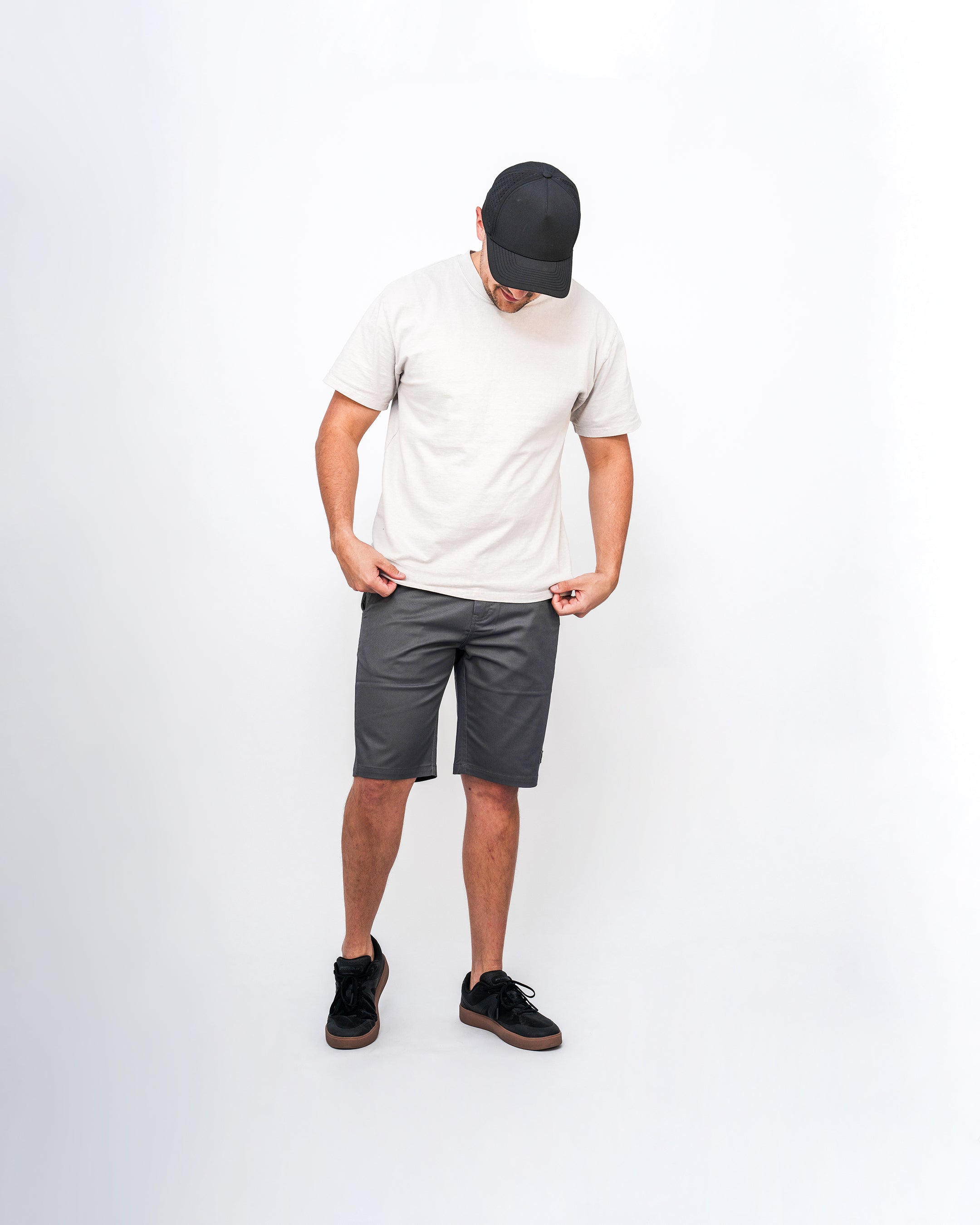 Locked Down Brands Premium Track Short - Grey