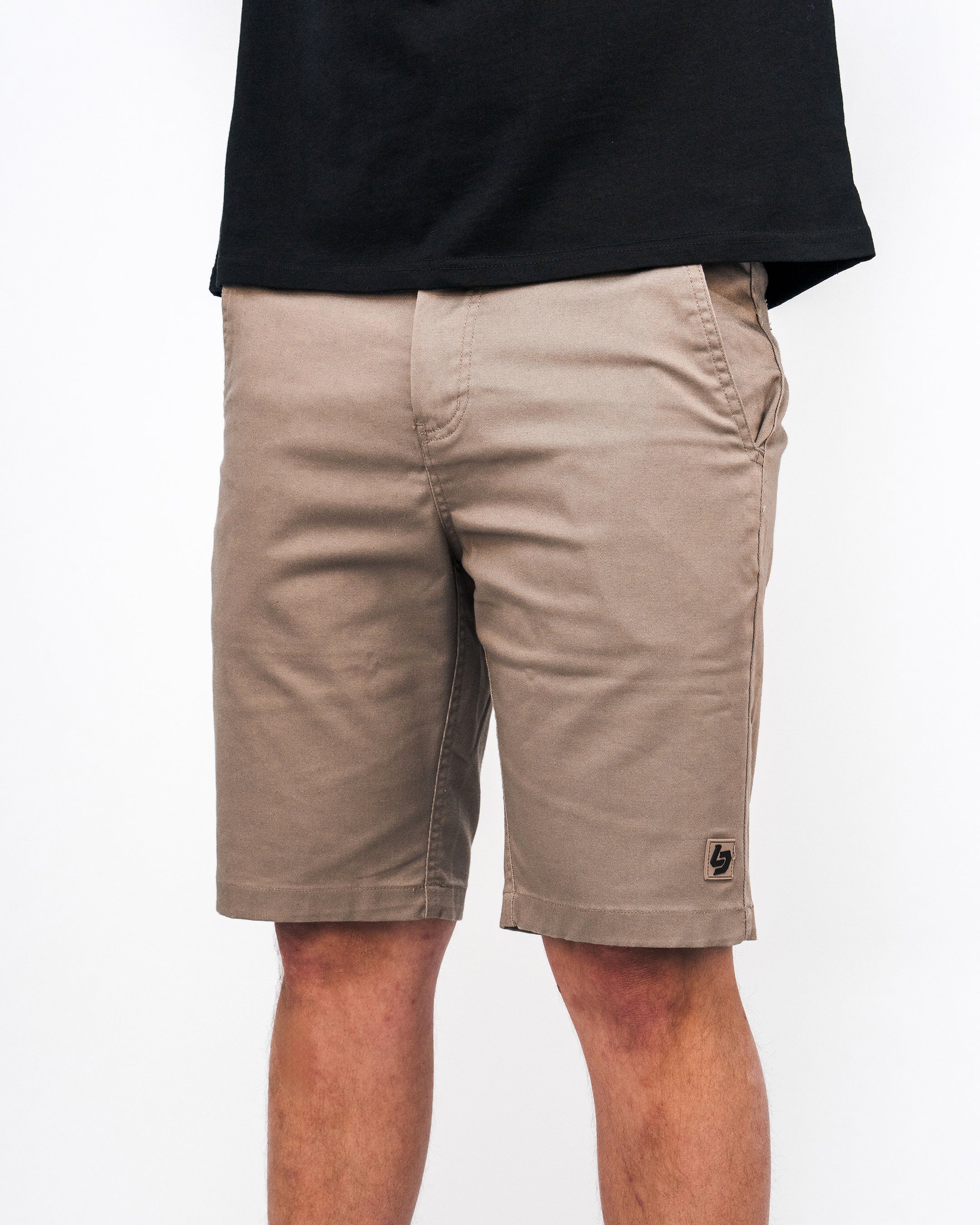 Locked Down Brands Premium Track Short - Khaki
