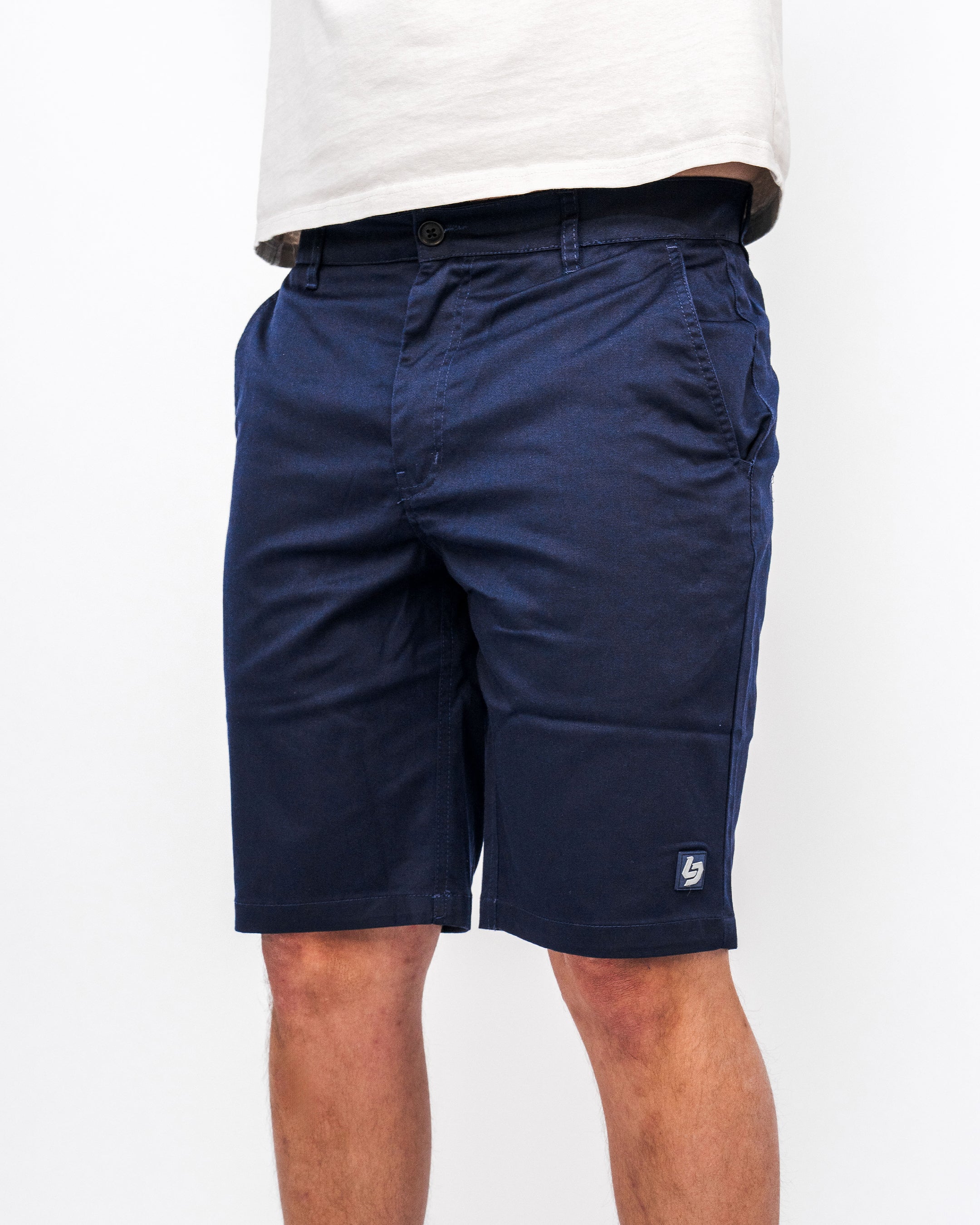Locked Down Brands Premium Track Short - Navy