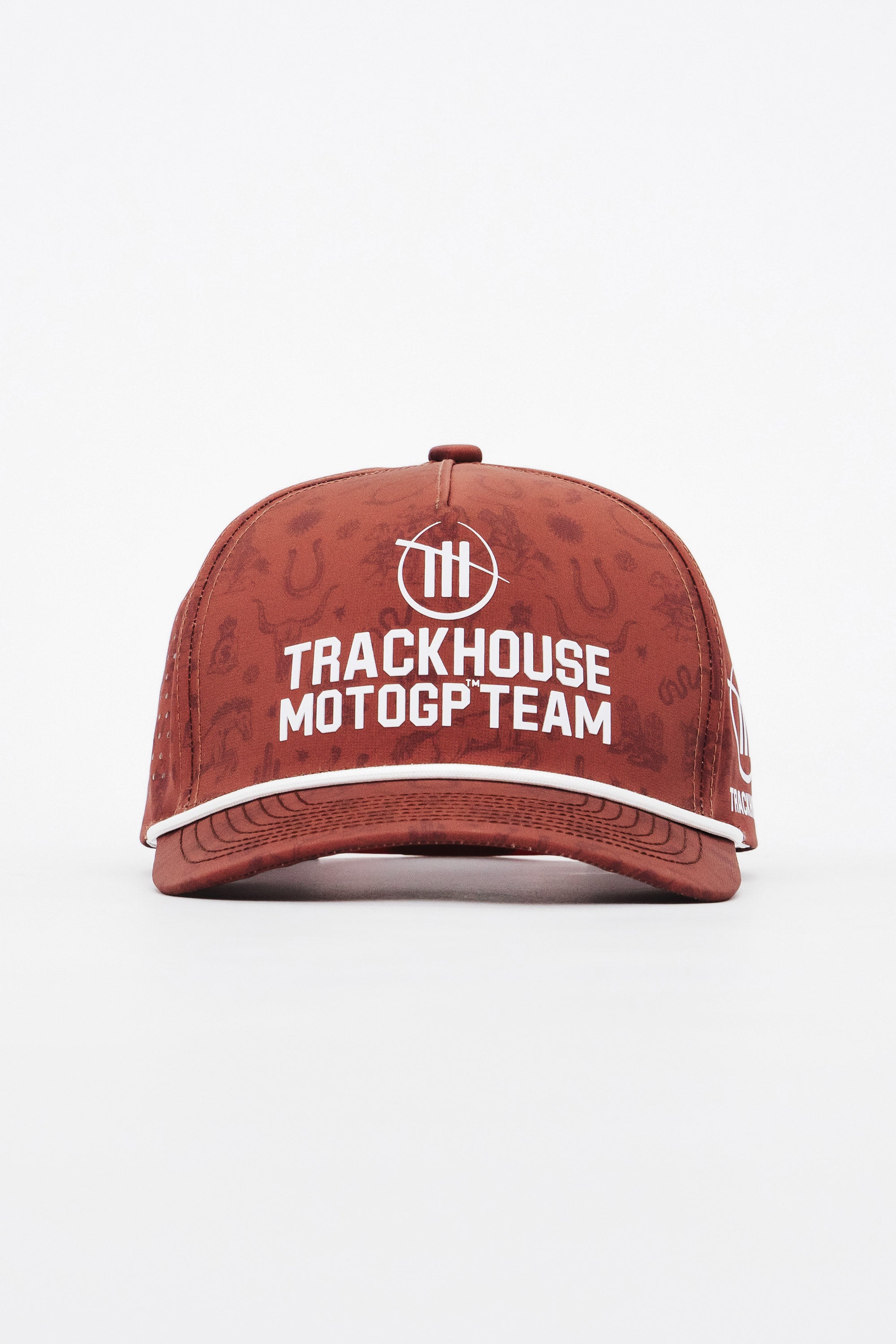 Locked Down Brands Premium Water Resistant ICON Snapback in Collaboration with Trackhouse MOTOGP and the USA GP in Texas.