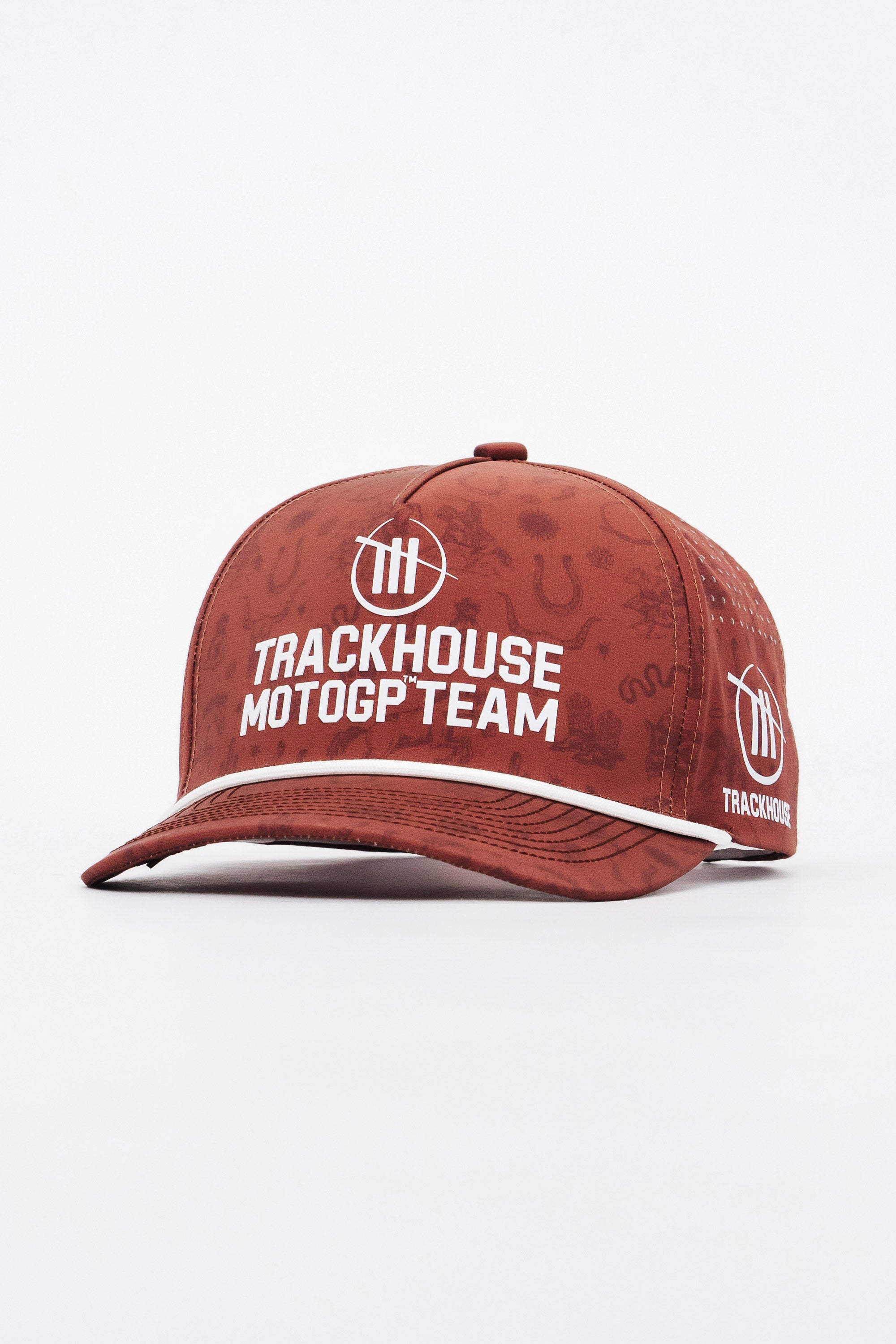 Locked Down Brands Premium Water Resistant ICON Snapback in Collaboration with Trackhouse MOTOGP and the USA GP in Texas.