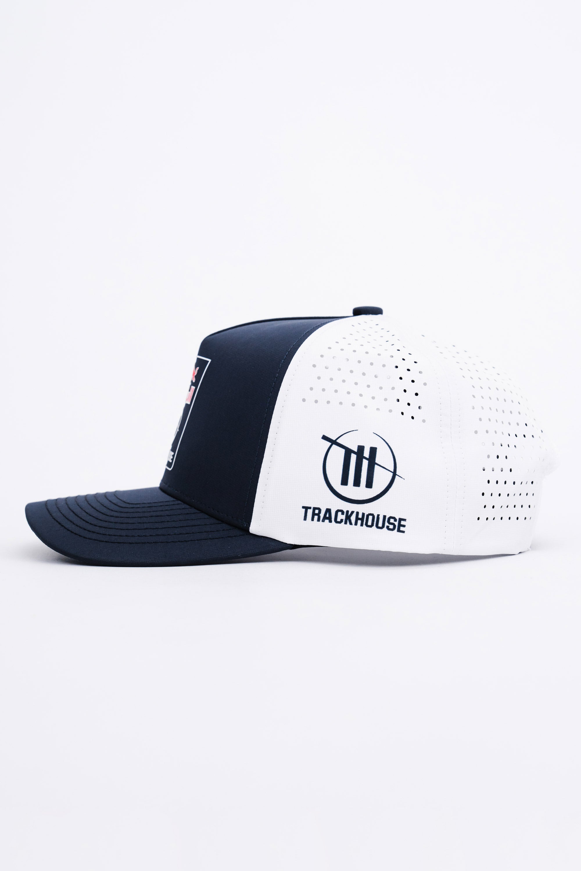 Locked Down Brands Premium Water Resistant ICON Snapback in Collaboration with Red Bull and Trackhouse Racing in NASCAR