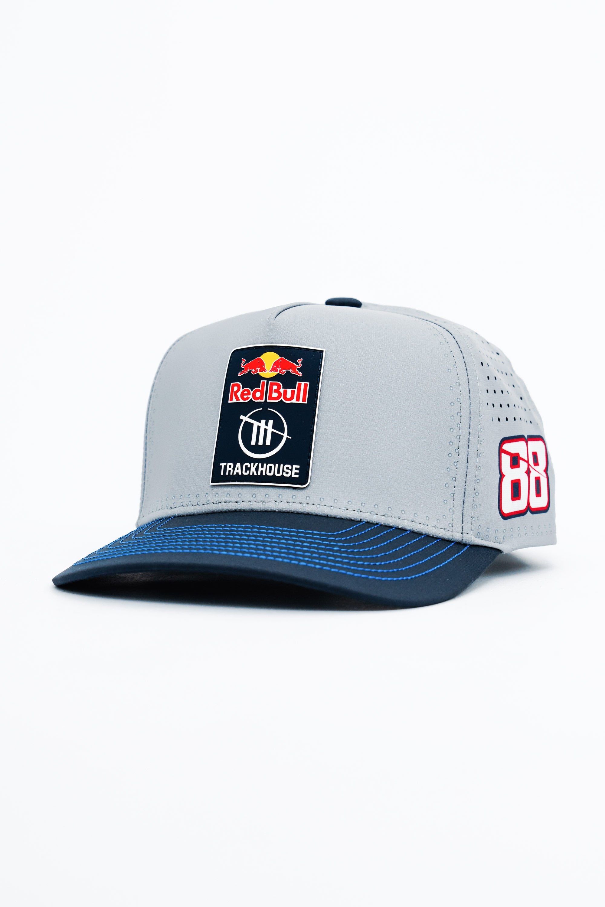 Locked Down Brands Premium Water Resistant ICON Snapback in Collaboration with Trackhouse Racing x Red Bull in NASCAR