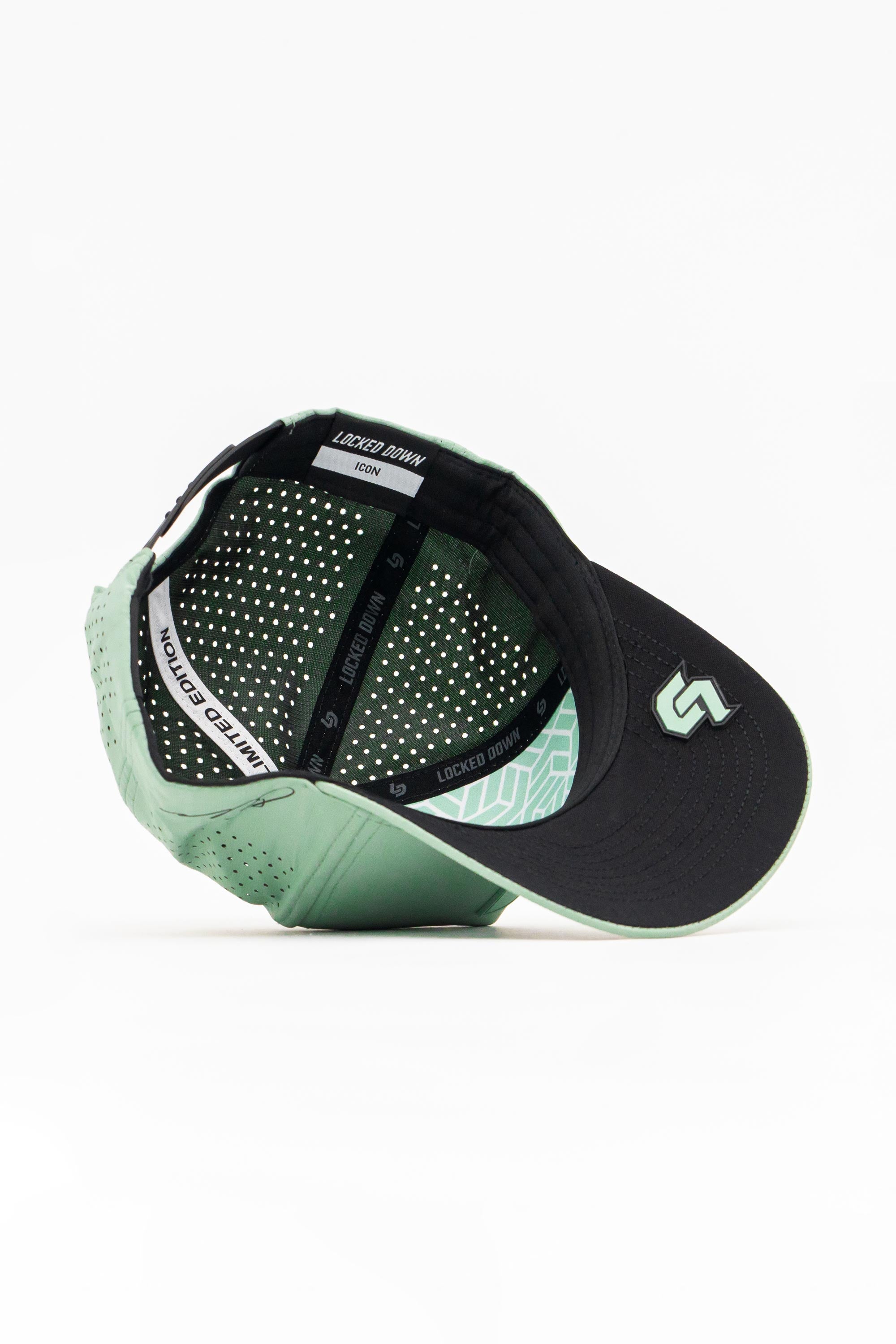 Locked Down Brands Premium Water Resistant ICON Snapback in Collaboration with the VDL Bros, Kelvin & Sheldon Van Der Linde - Mint