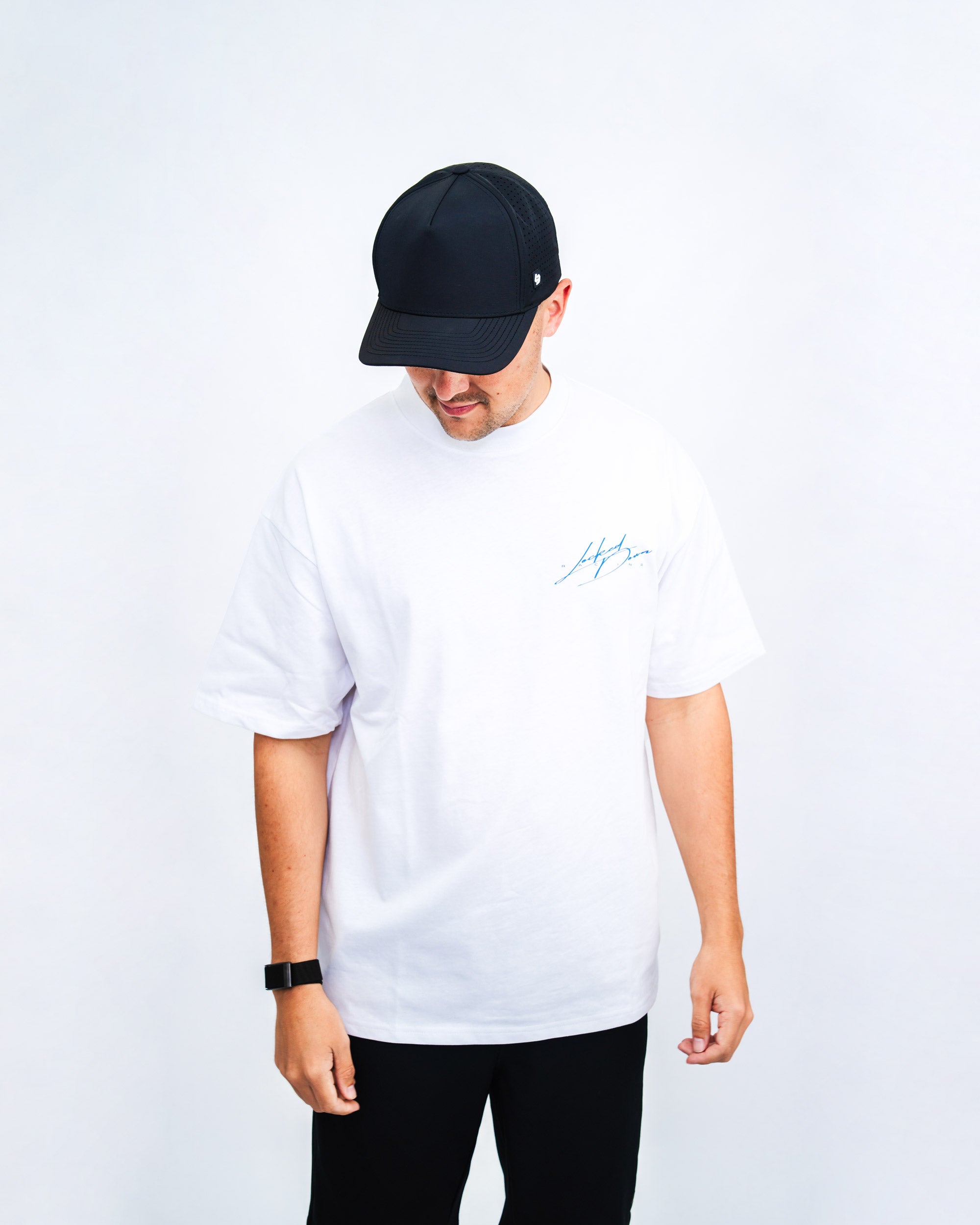 Locked Down Brands Premium Oversized Victory Tee - White