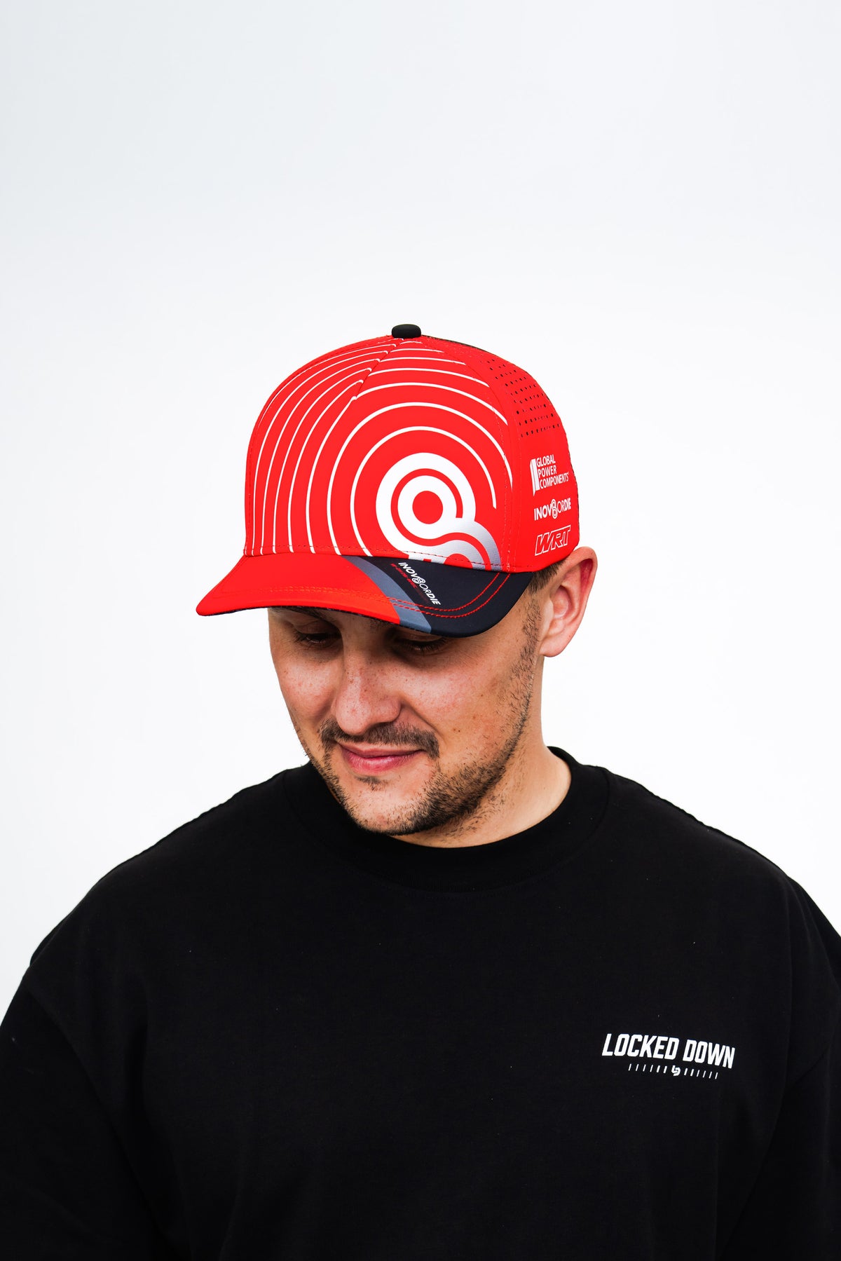 Locked Down Brands Premium Water Resistant ICON Snapback in Collaboration with Team WRT Racing - WEC 2026 QATAR Livery