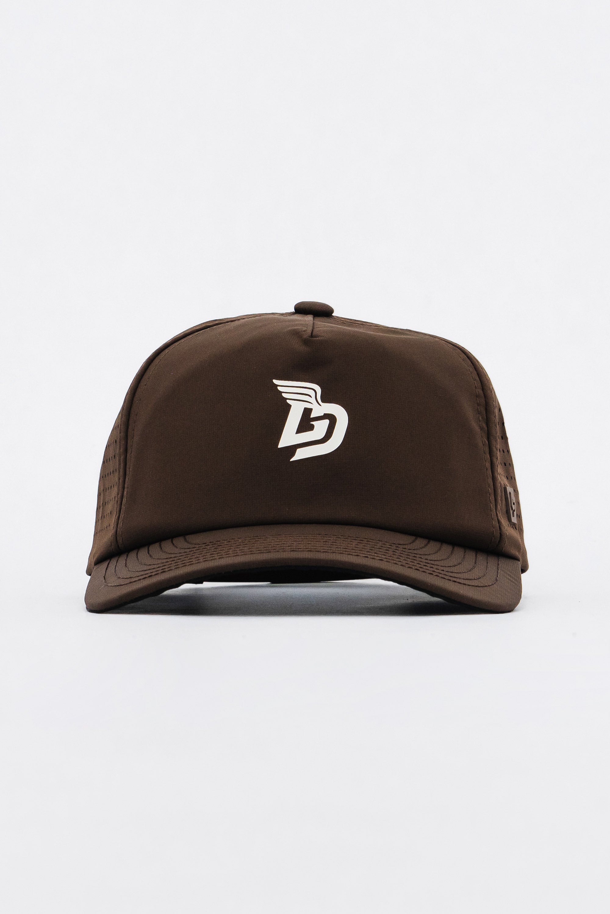 Locked Down Brands Premium Water Resistant TRAIL Winged Snapback - Coffee
