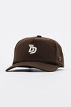 Locked Down Brands Premium Water Resistant TRAIL Winged Snapback - Coffee