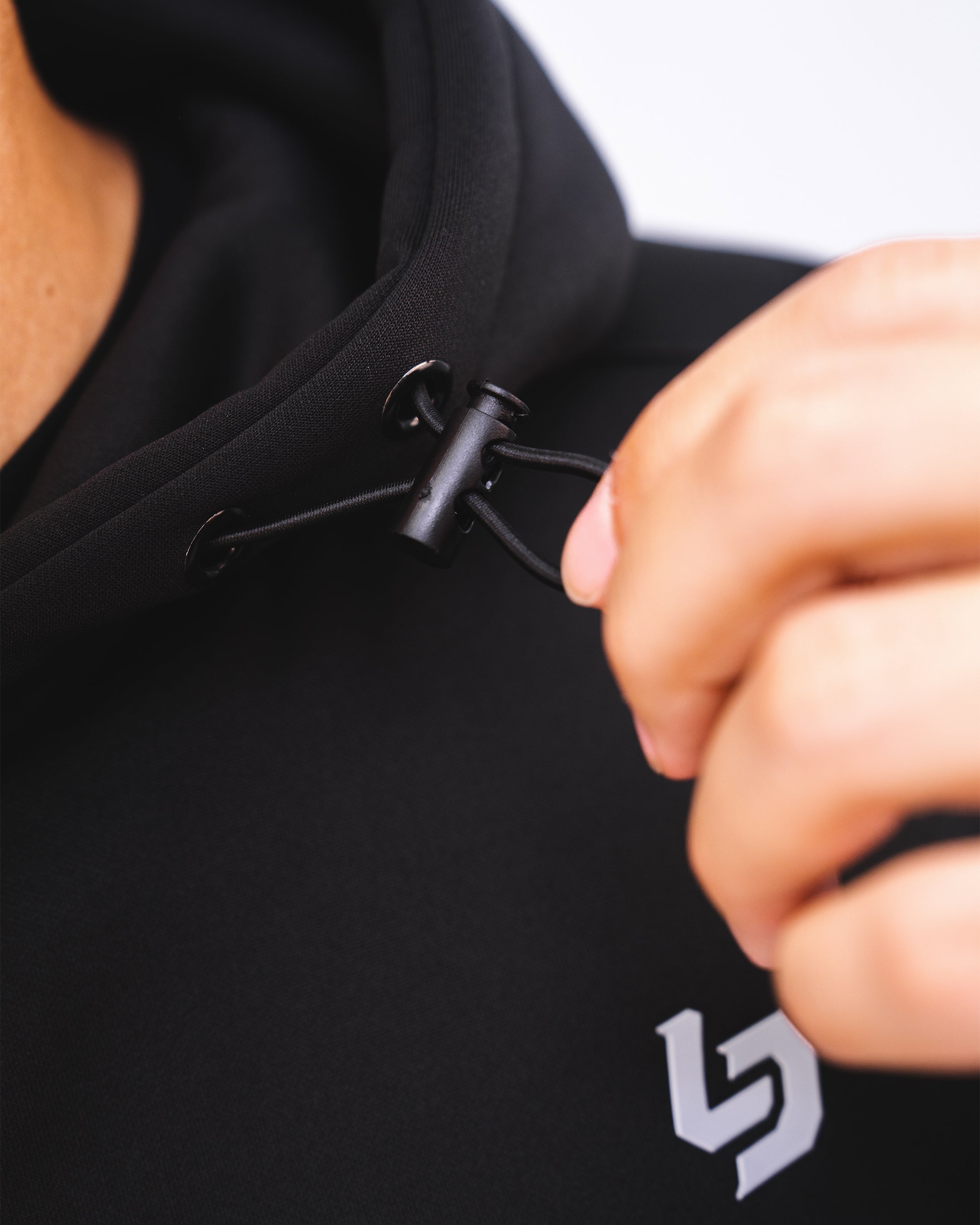 Locked Down Brands Premium Sprint Full Zip Hoodie Jacket - Black