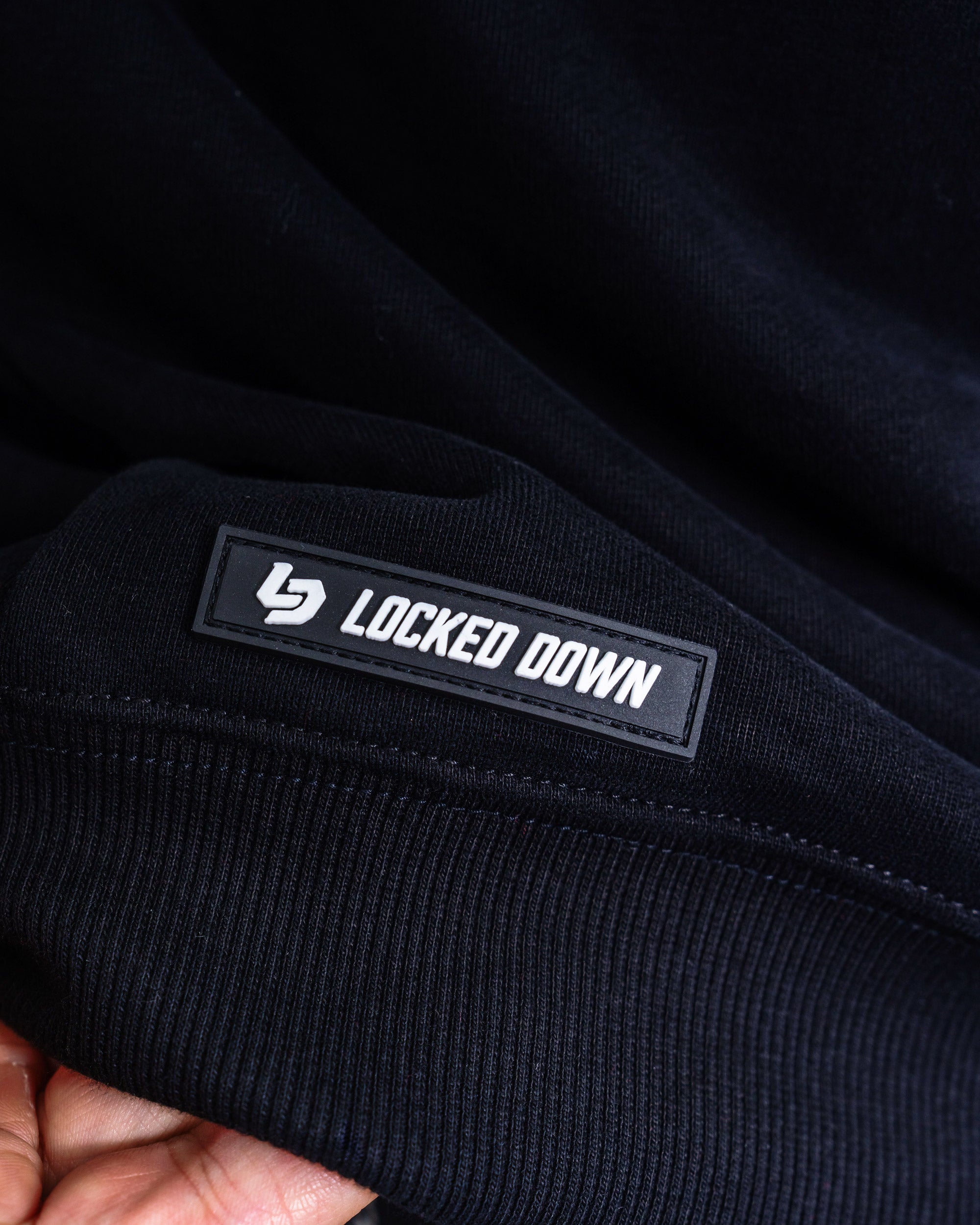 Locked Down Brands Premium Arrow Crewneck Tee - Black