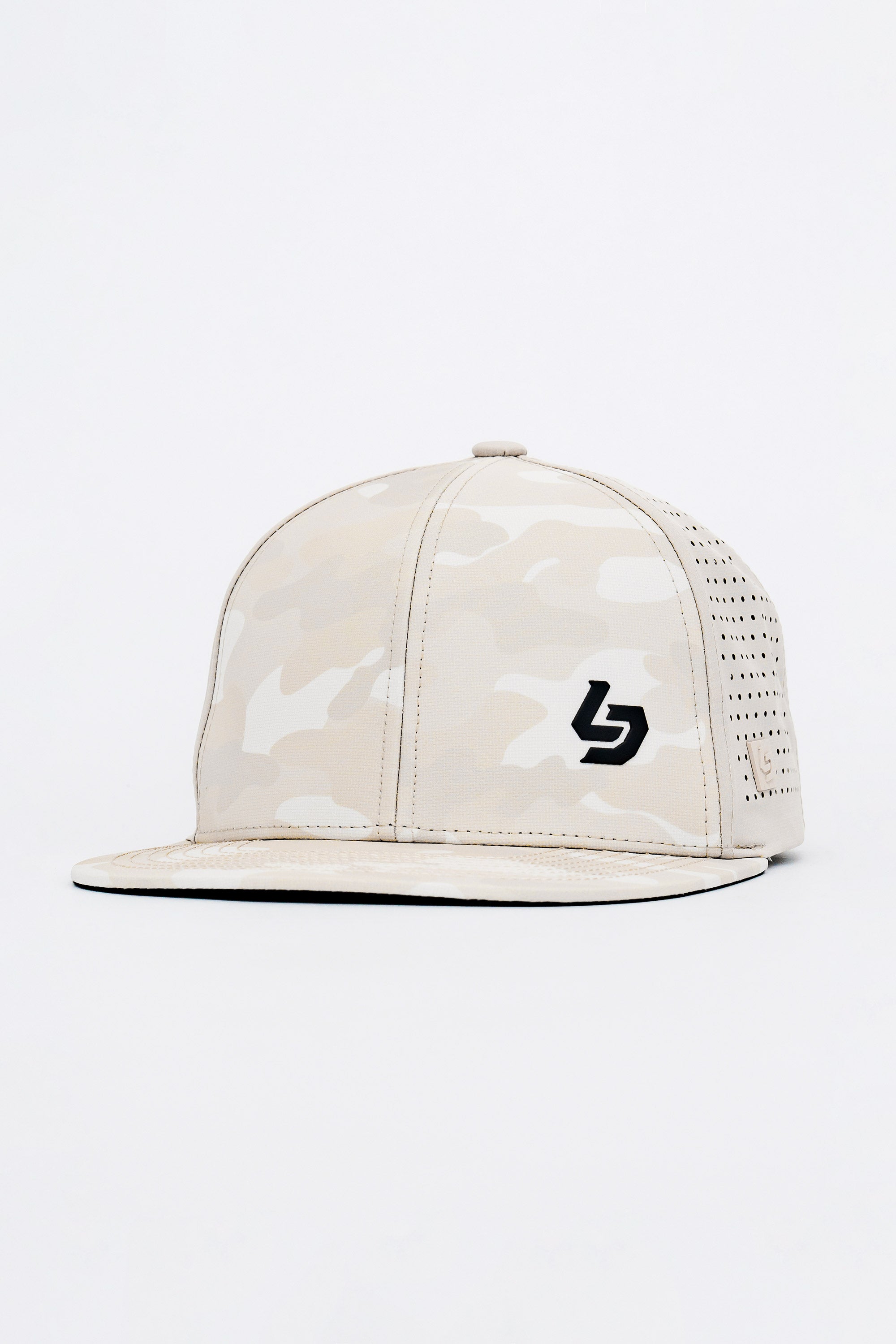 Locked Down Brands Premium Water Resistant BASE Brand Snapback - Desert Camo