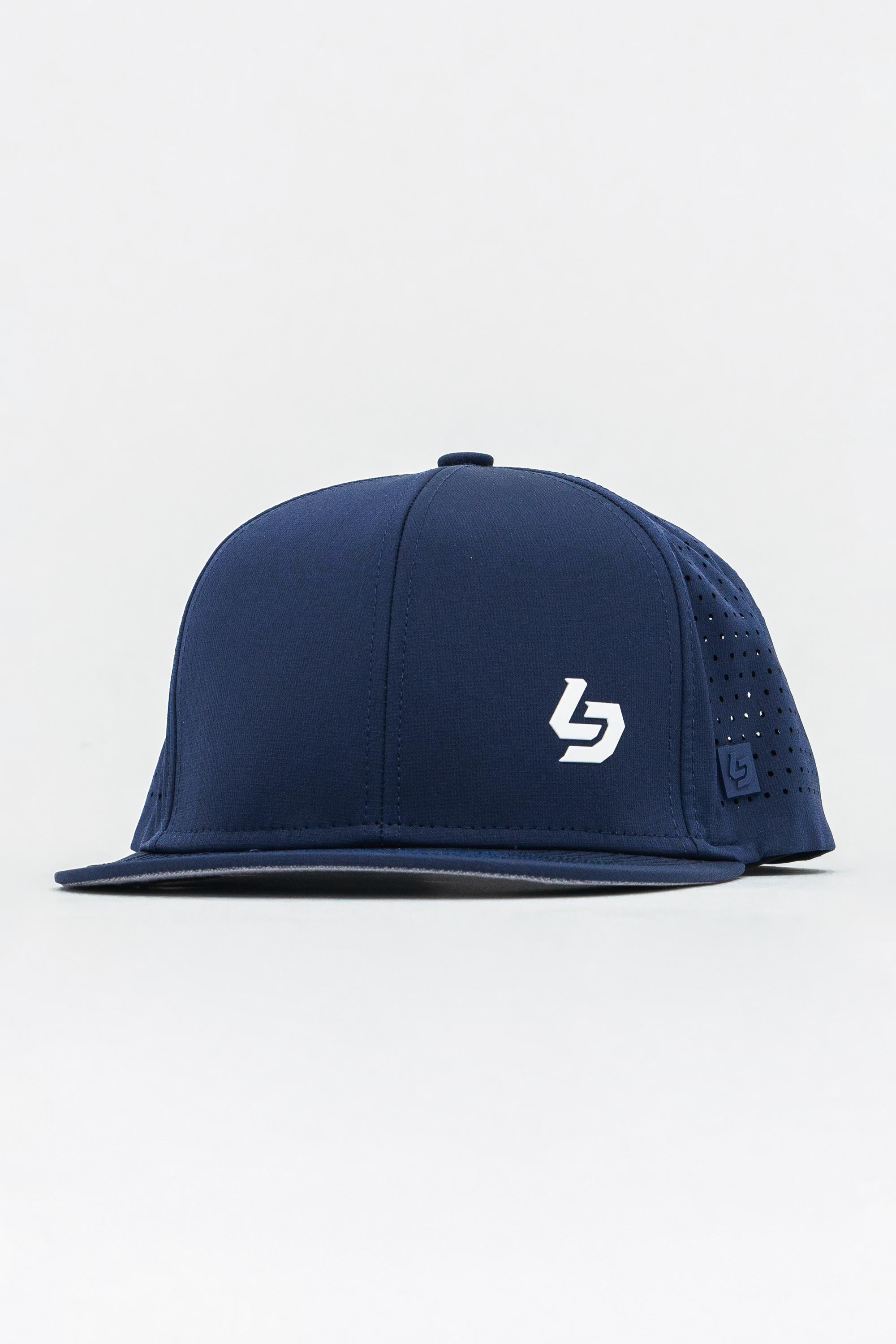 Locked Down Brands Premium Water Resistant BASE Brand Snapback - Navy