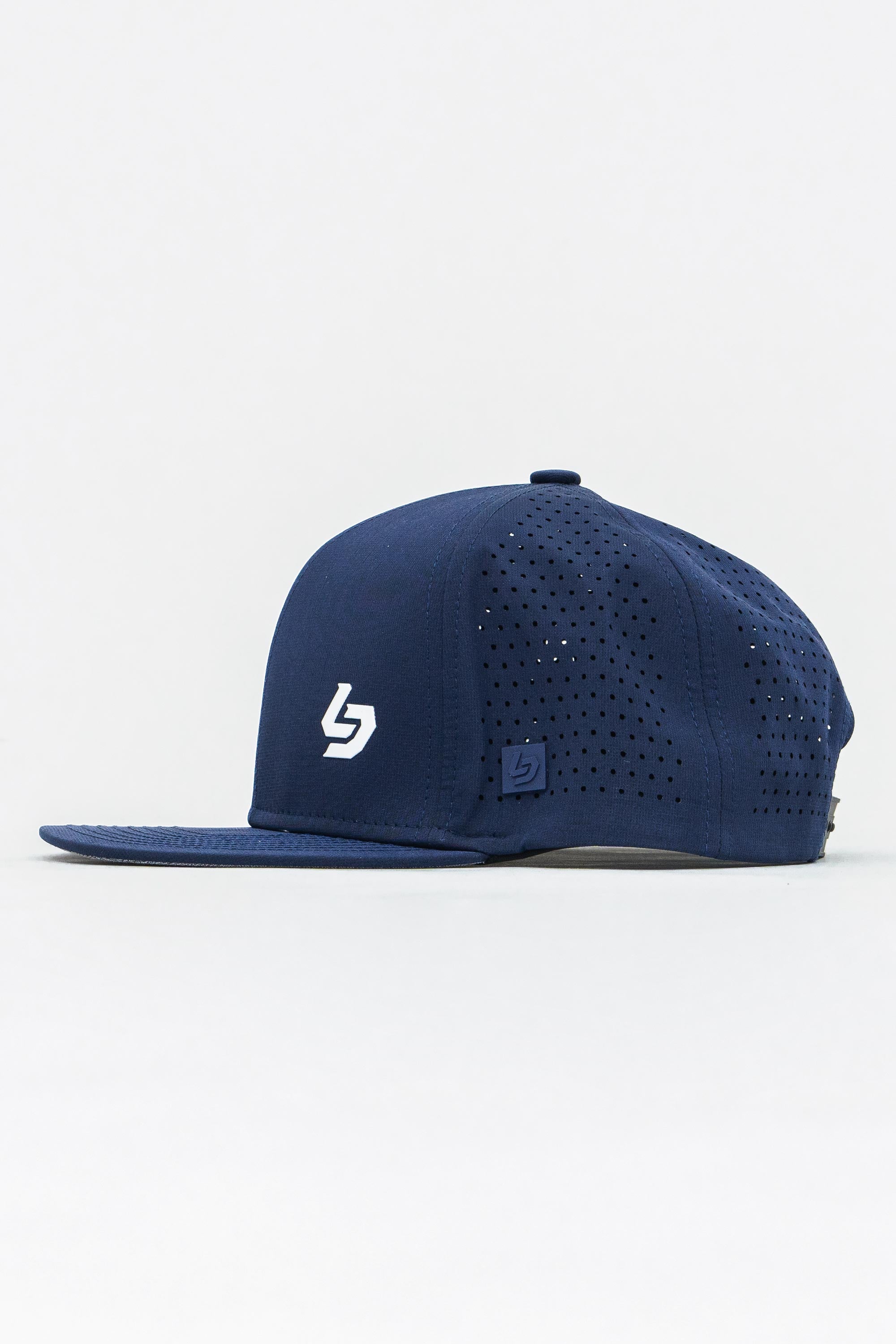 Locked Down Brands Premium Water Resistant BASE Brand Snapback - Navy