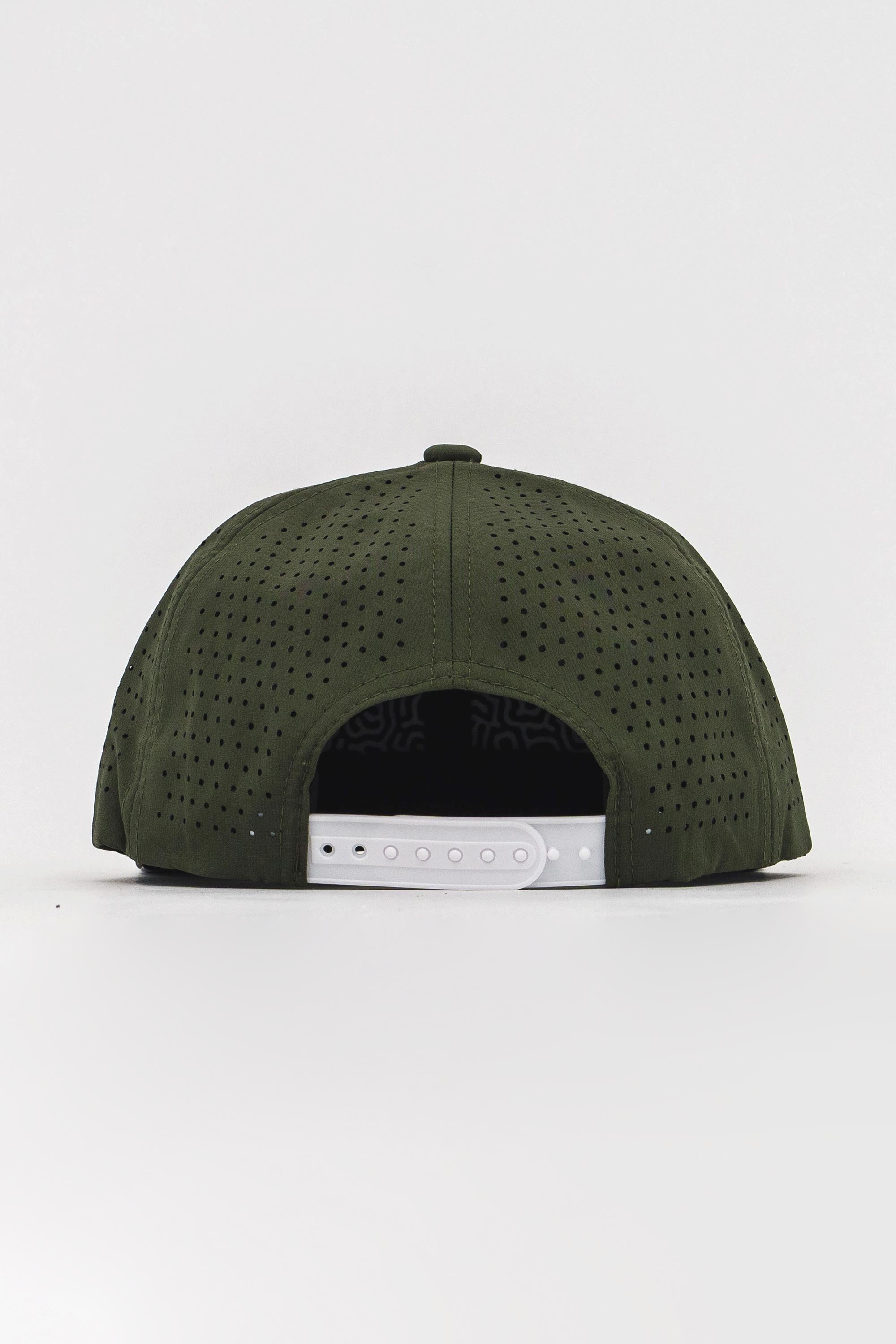 Locked Down Brands Premium Water Resistant BASE Brand Snapback - Olive