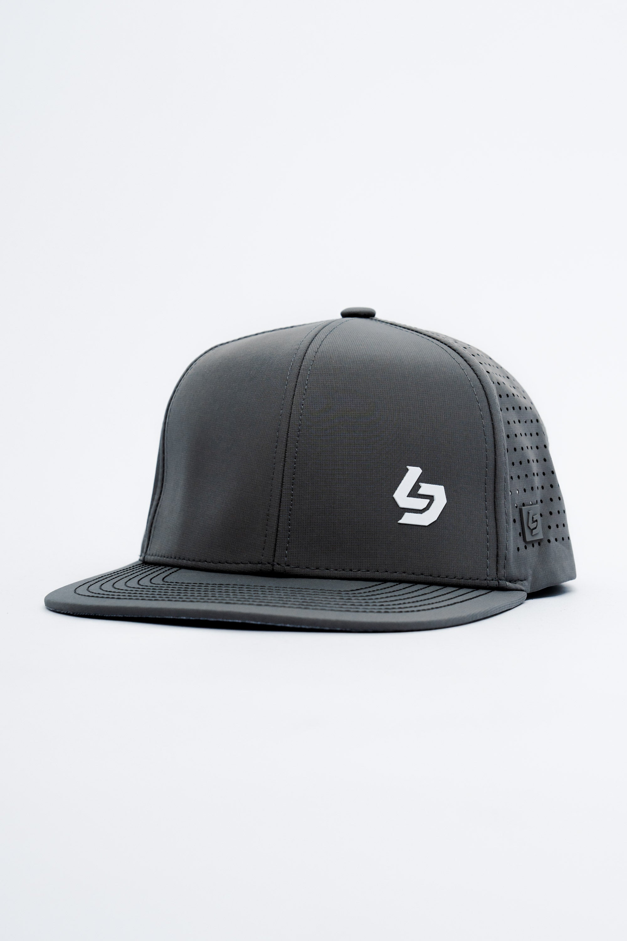 Locked Down Brands Premium Water Resistant BASE Brand Snapback - Graphite
