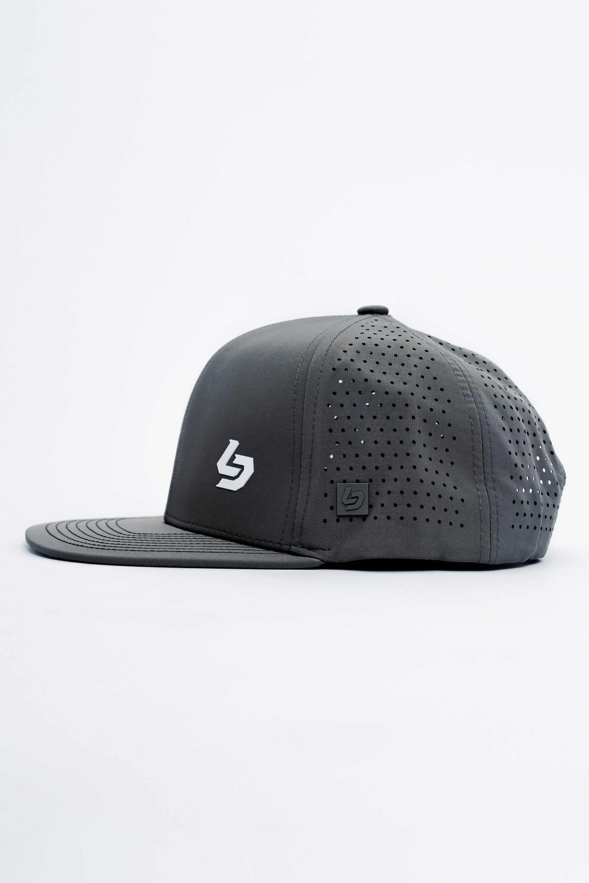 Locked Down Brands Premium Water Resistant BASE Brand Snapback - Graphite