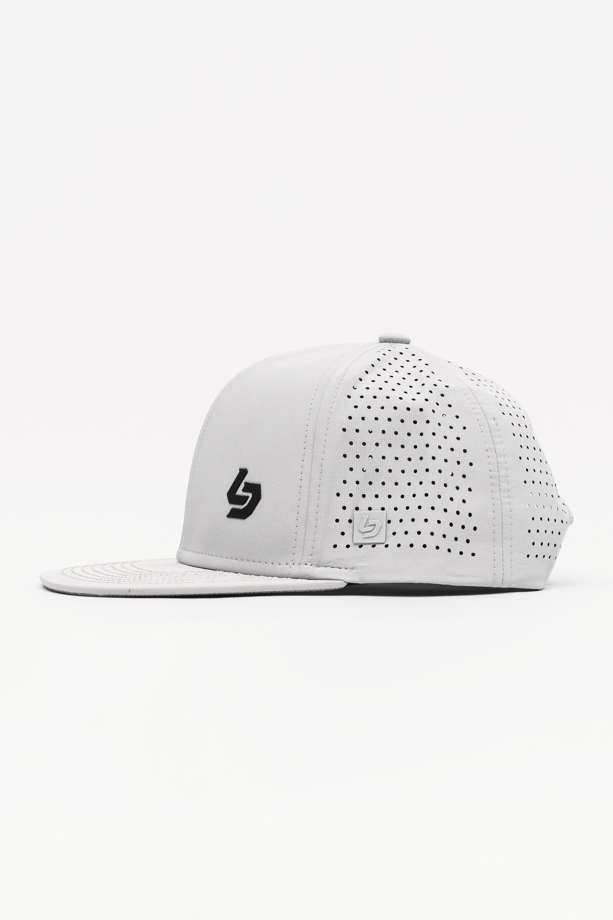 Locked Down Brands Premium Water Resistant BASE Brand Snapback - Stone Grey