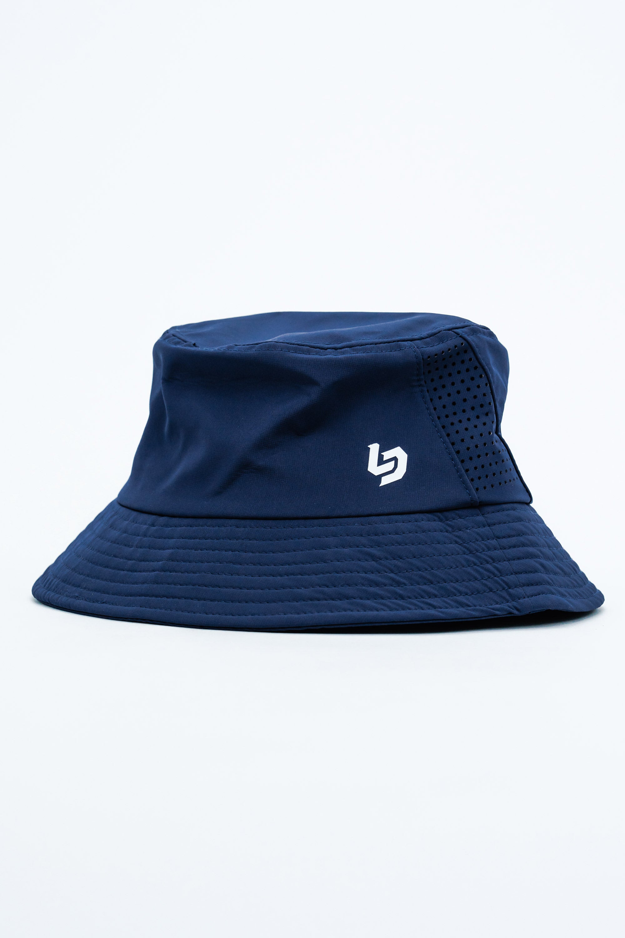 Locked Down Brands Premium Water Resistant Stamp BUCKET Hat - Navy