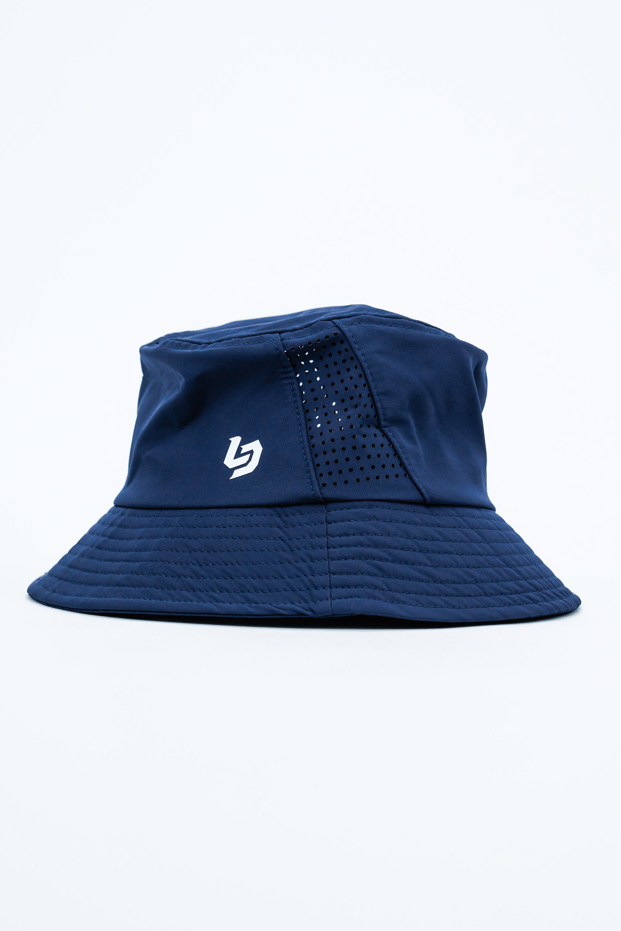 Locked Down Brands Premium Water Resistant Stamp BUCKET Hat - Navy