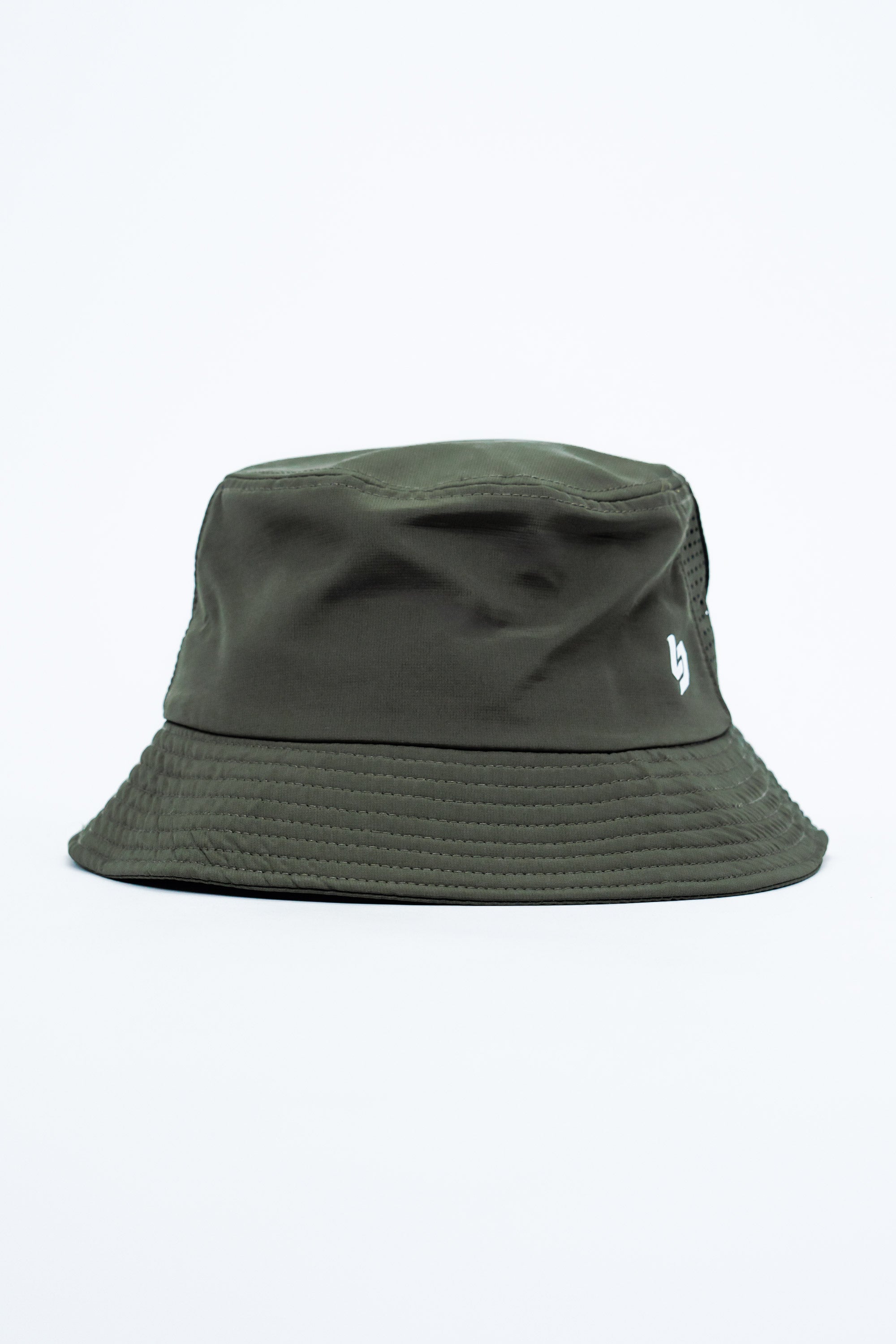 Locked Down Brands Premium Water Resistant Stamp BUCKET Hat - Olive
