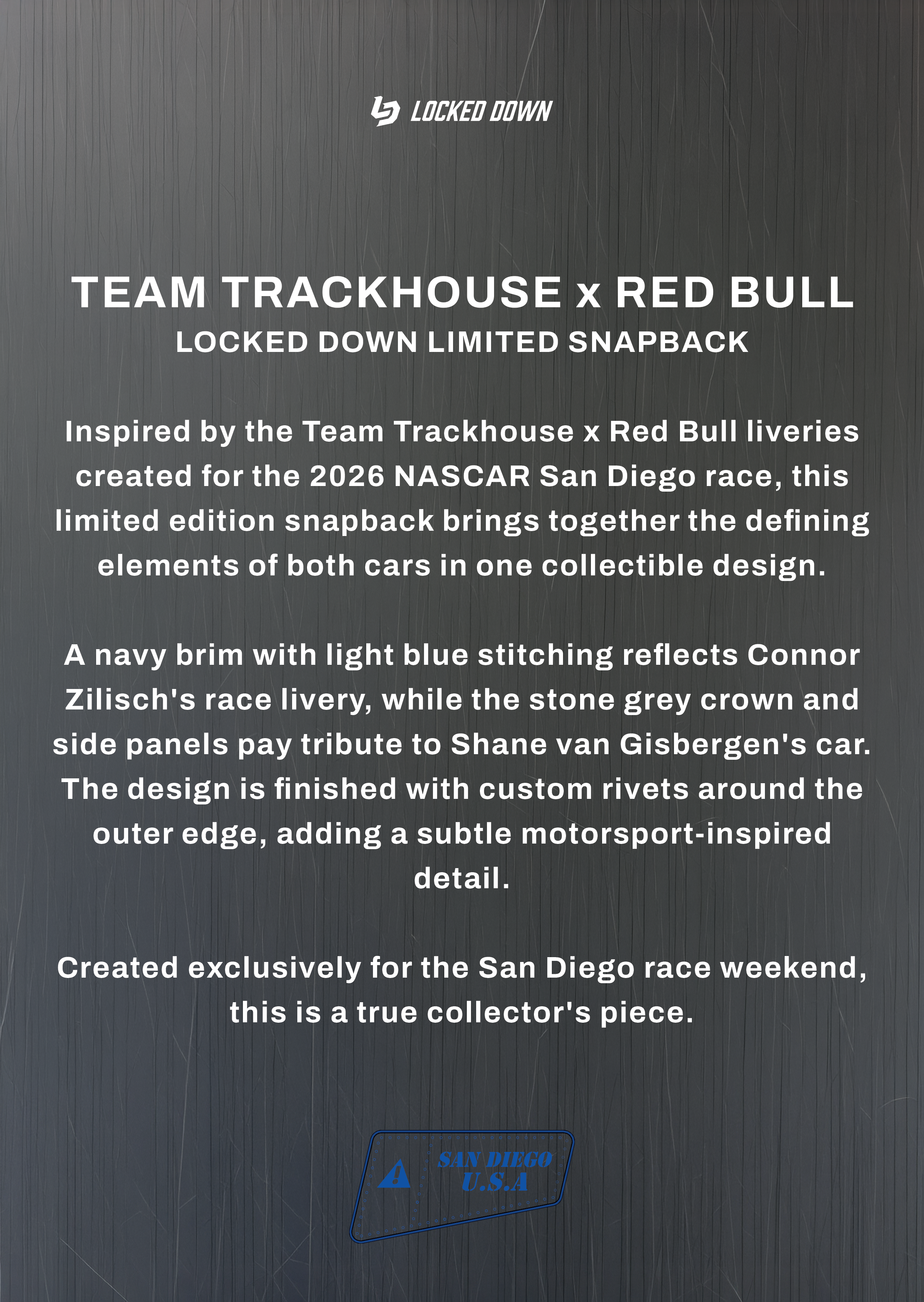 Trackhouse x Red Bull San Diego ICON Snapback