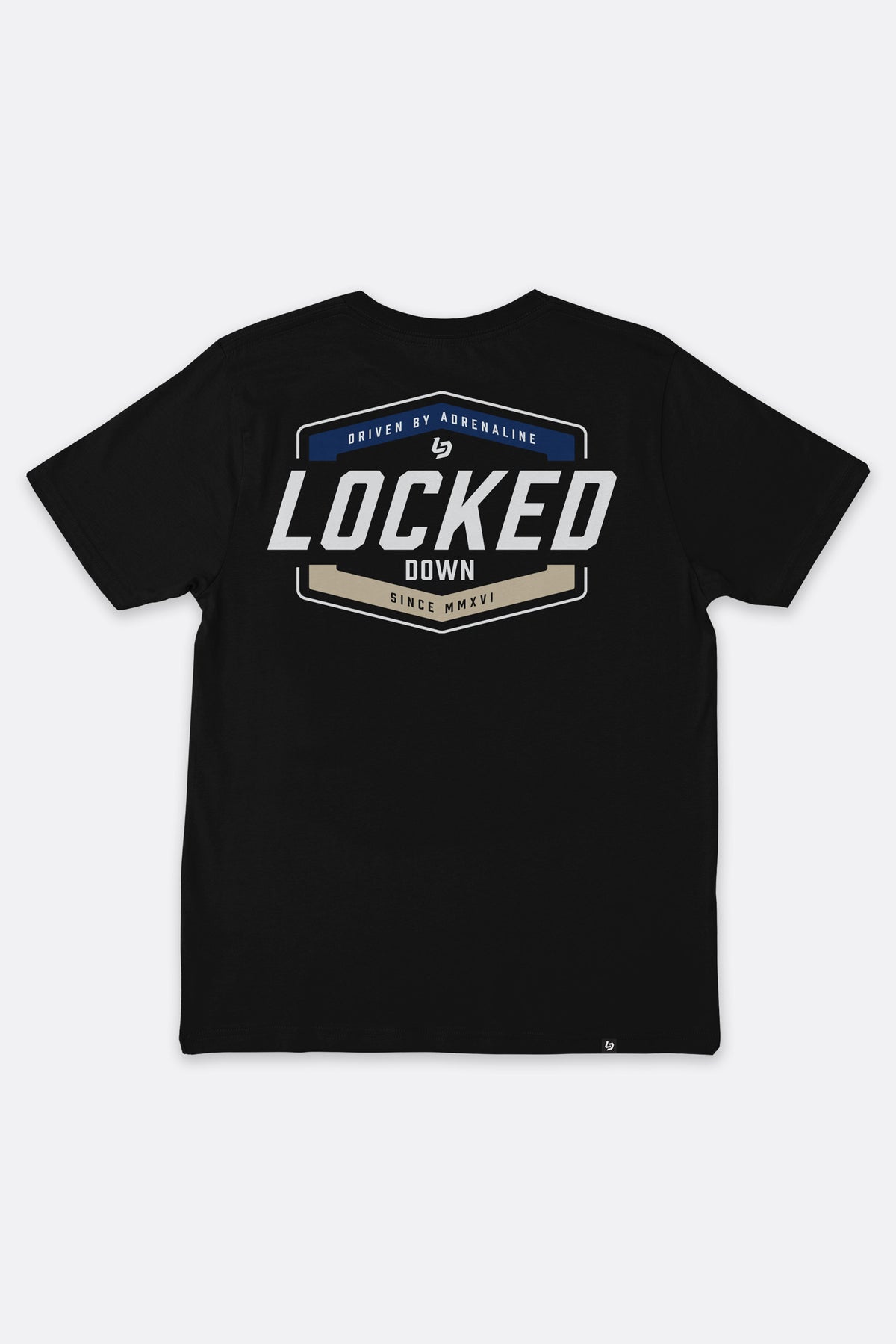 Locked Down Brands Premium Badge Tee - Black