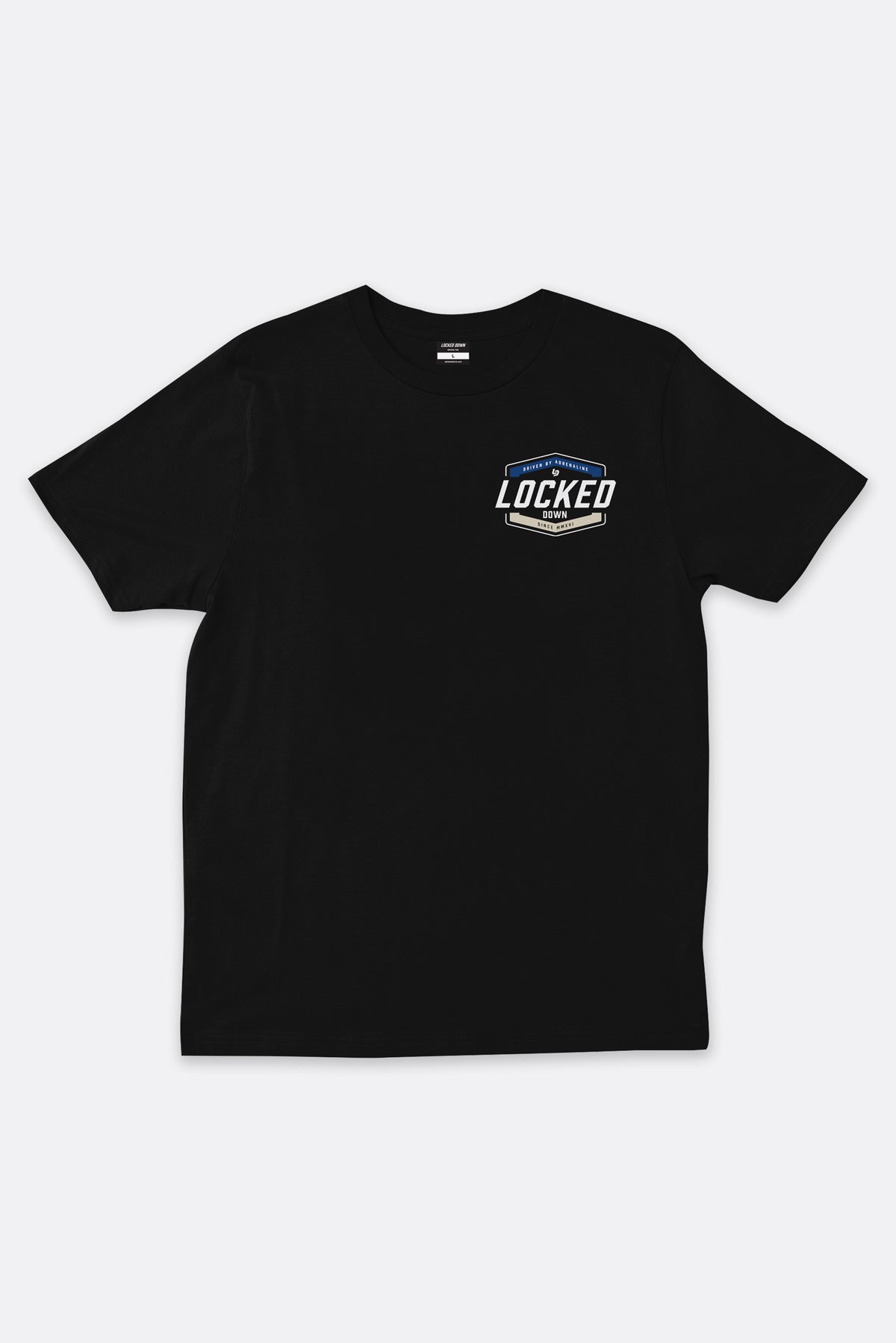 Locked Down Brands Premium Badge Tee - Black