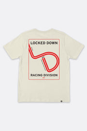 Locked Down Brands Premium Box Fit Bend Tee - Off White