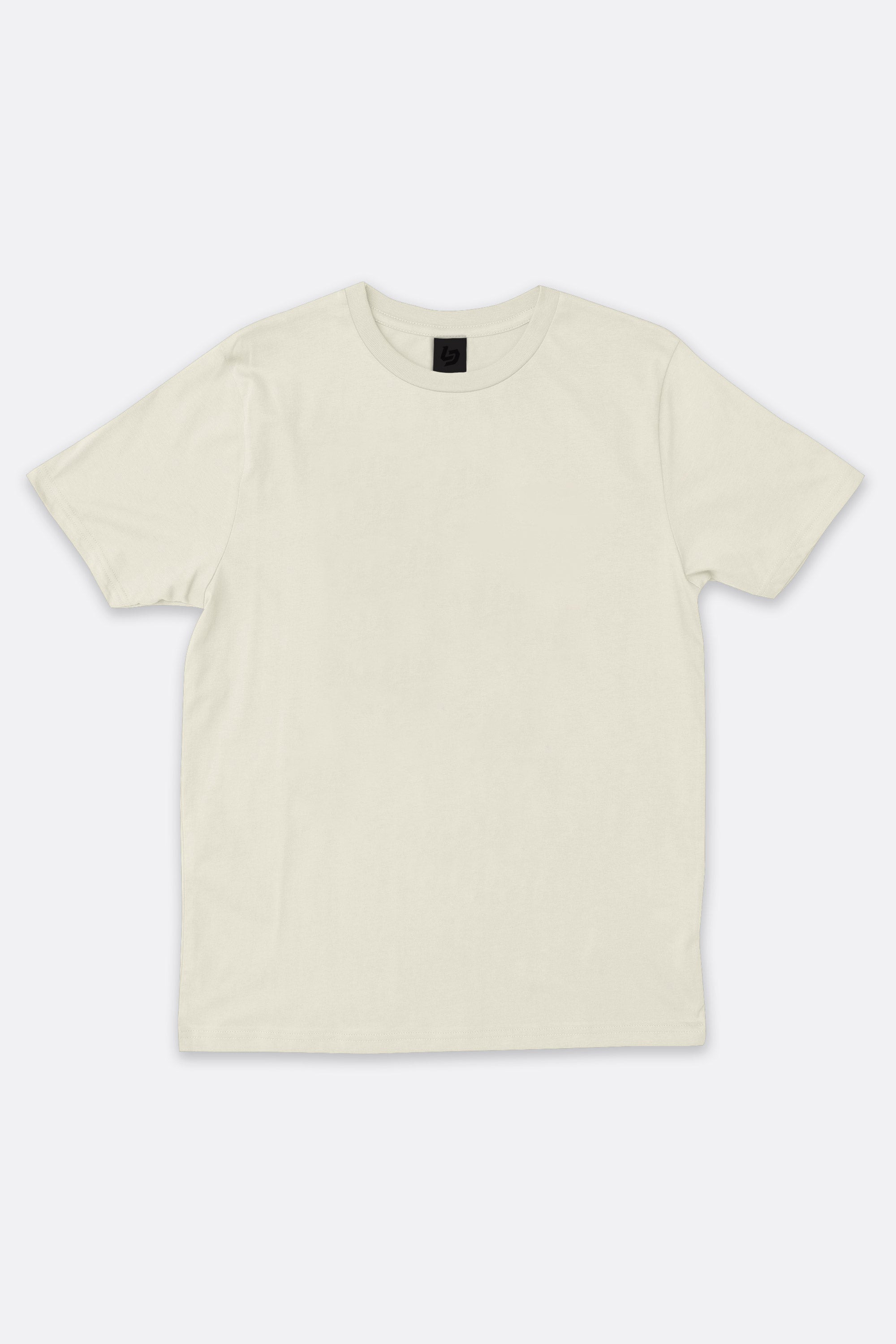 Locked Down Brands Premium Box Fit Blank Tee - Off White