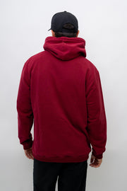 Locked Down Brands Premium Brand Hoodie - Maroon | Back View