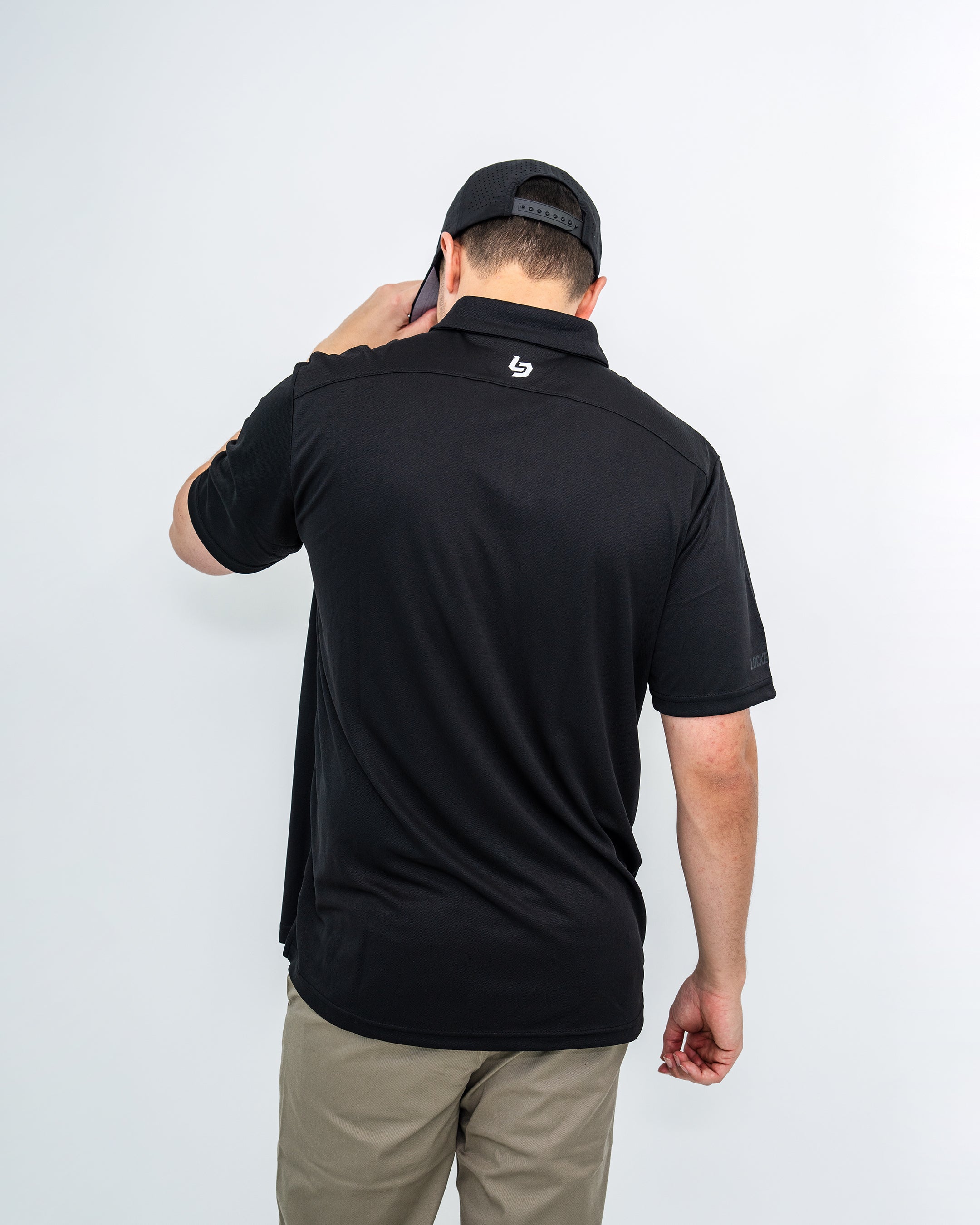 Locked Down Brands Premium Brand Polo - Black