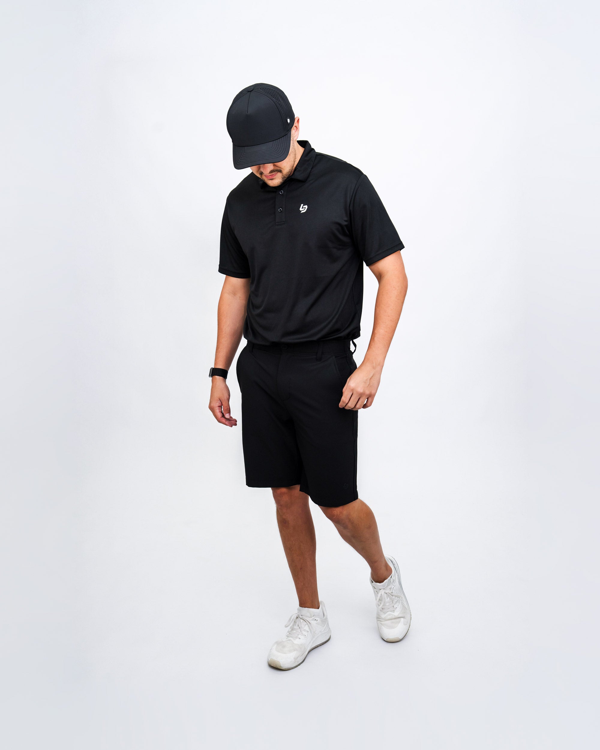Locked Down Brands Premium Brand Polo - Black
