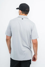 Locked Down Brands Premium Brand Polo - Stone Grey