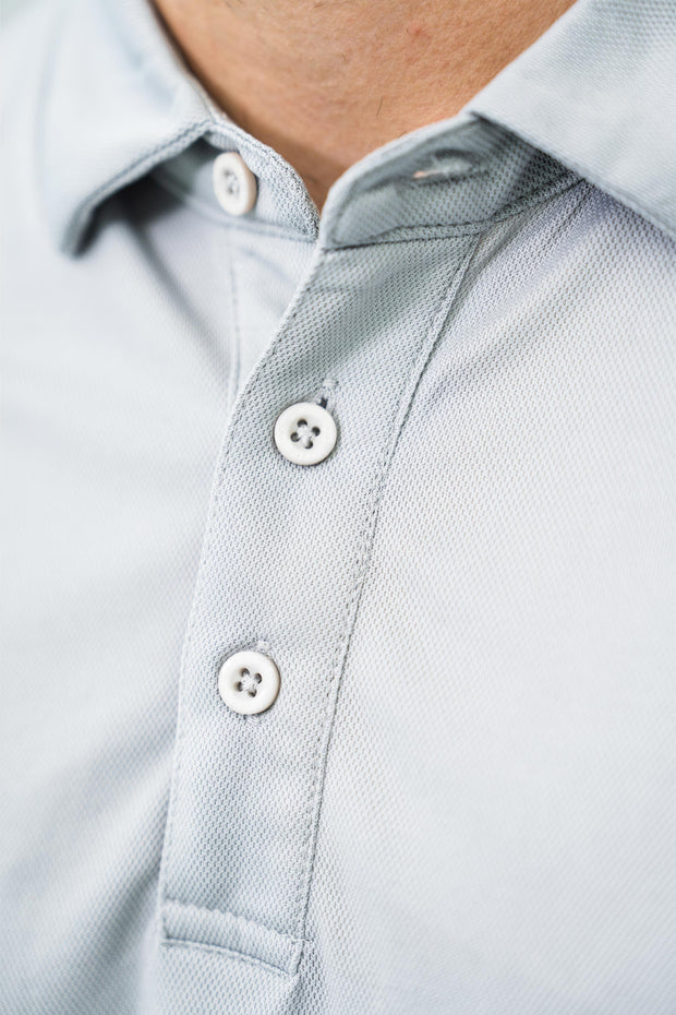 Locked Down Brands Premium Brand Polo - Stone Grey