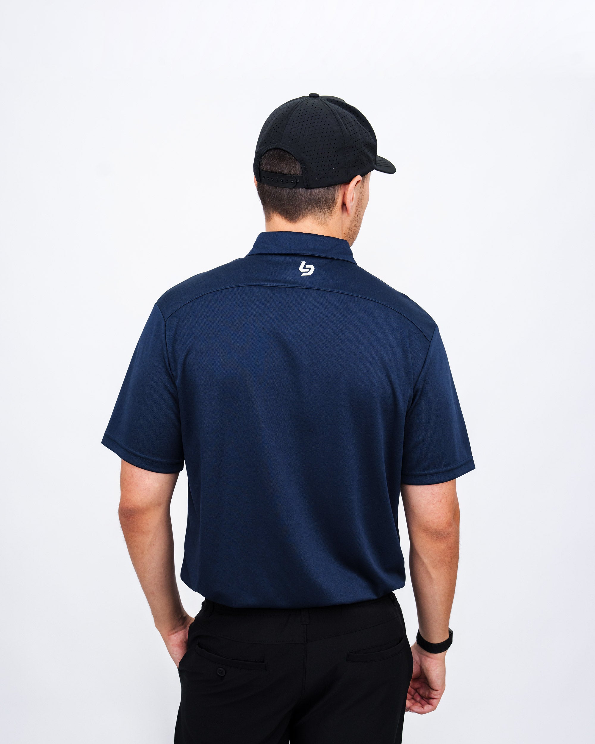 Locked Down Brands Premium Brand Polo - Navy
