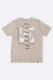 Locked Down Brands Premium Box Fit Break Tee - Bone