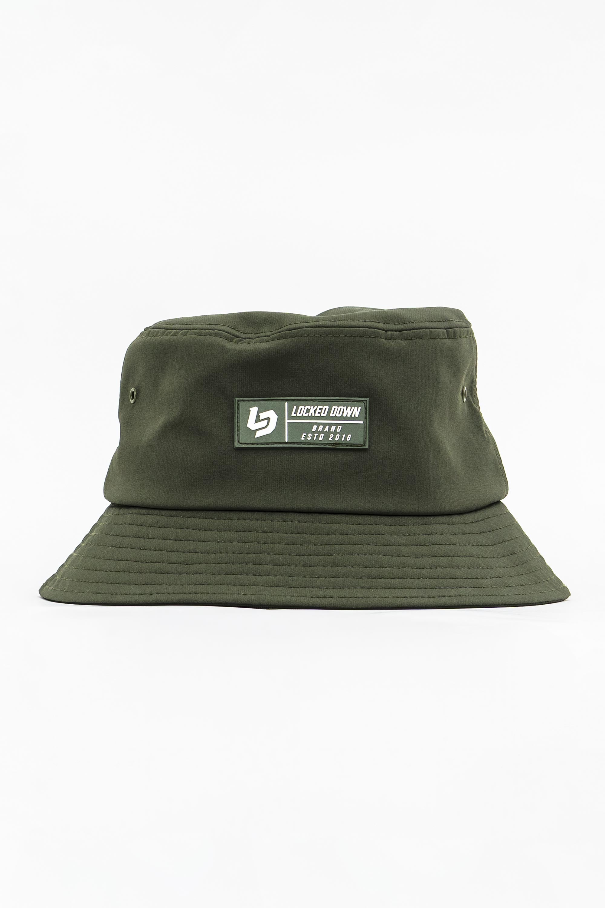 Locked Down Brands Premium Water Resistant Bucket Hat - Olive