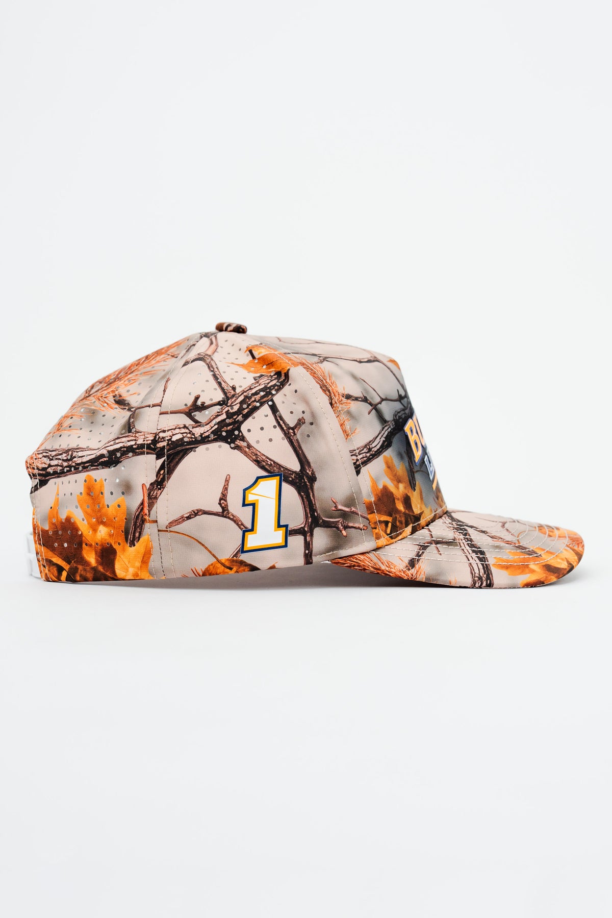 Locked Down Brands Premium Water Resistant ICON Snapback in Collaboration with Ross Chastain, Busch Camo and Trackhouse Racing in NASCAR