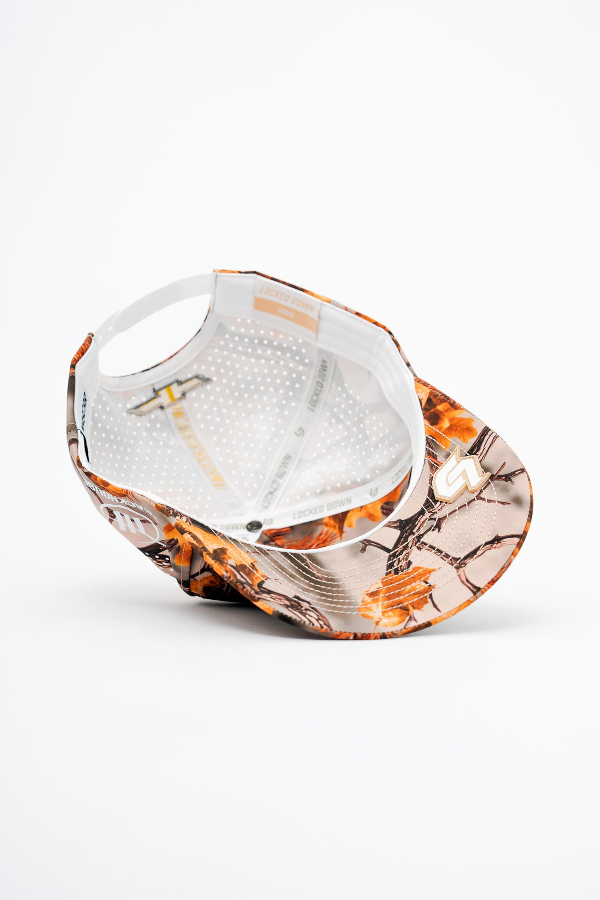 Locked Down Brands Premium Water Resistant ICON Snapback in Collaboration with Ross Chastain, Busch Camo and Trackhouse Racing in NASCAR