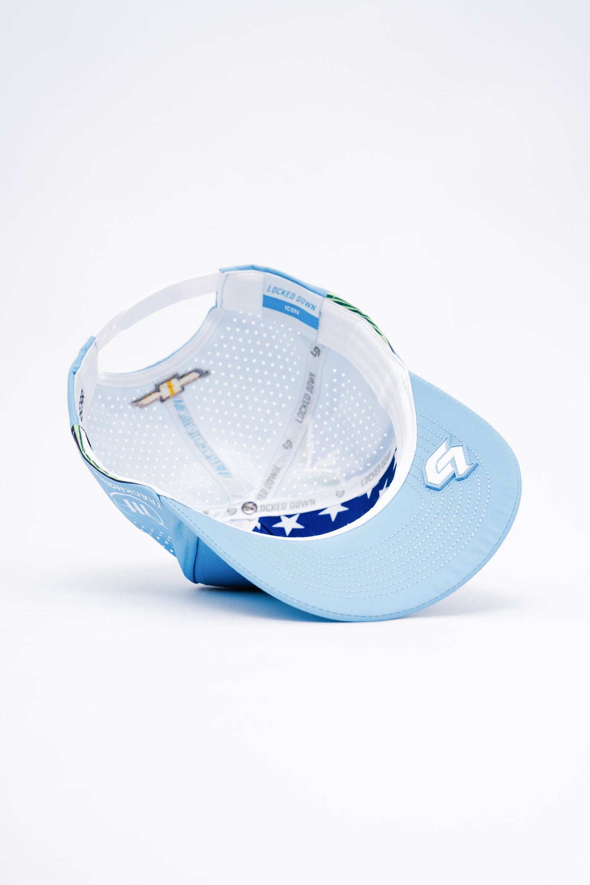 Locked Down Brands Premium Water Resistant ICON Snapback in Collaboration with Ross Chastain, Busch Farming and Trackhouse Racing in NASCAR