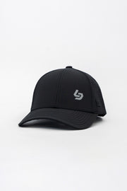 Locked Down Brands Premium Water Resistant CLASSIC Brand Snapback - Blackout | Main View