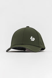 Locked Down Brands Premium Water Resistant CLASSIC Brand Snapback - Olive