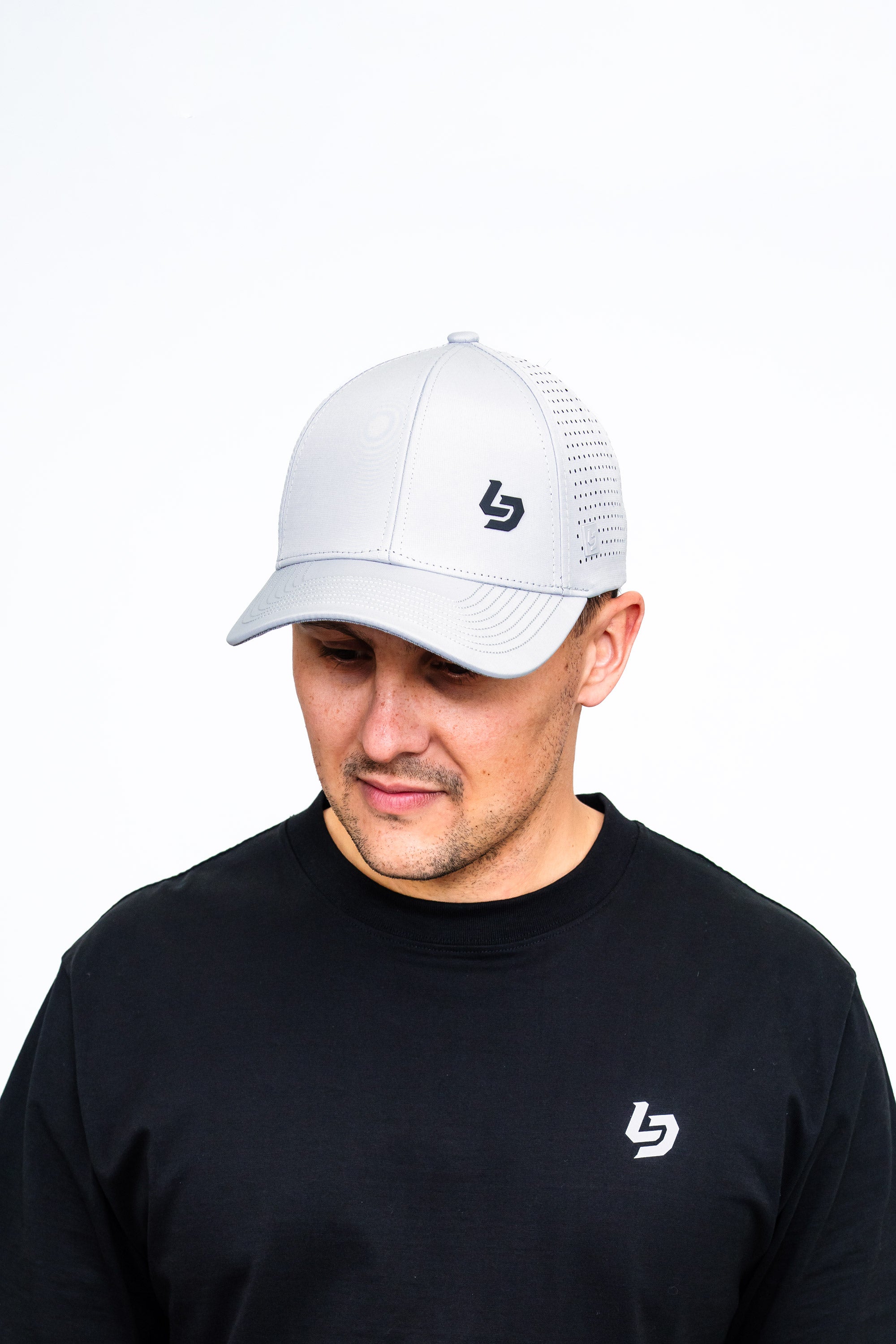 Locked Down Brands Premium Water Resistant CLASSIC Brand Snapback - Stone Grey