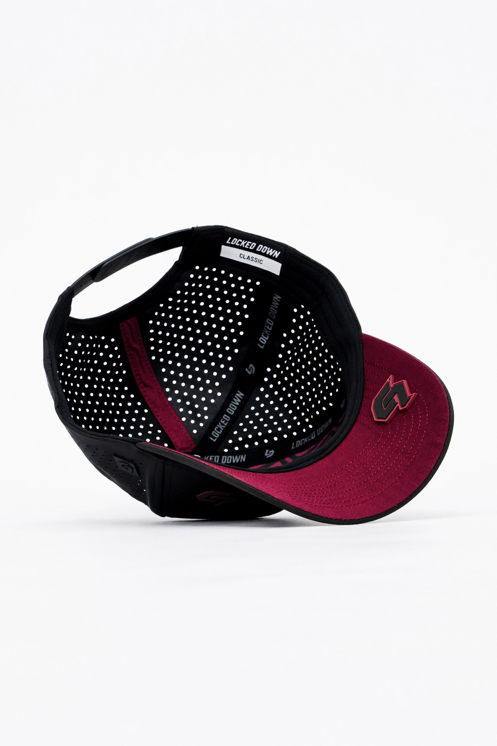 Locked Down Brands Premium Water Resistant CLASSIC Brand Snapback - Volcano